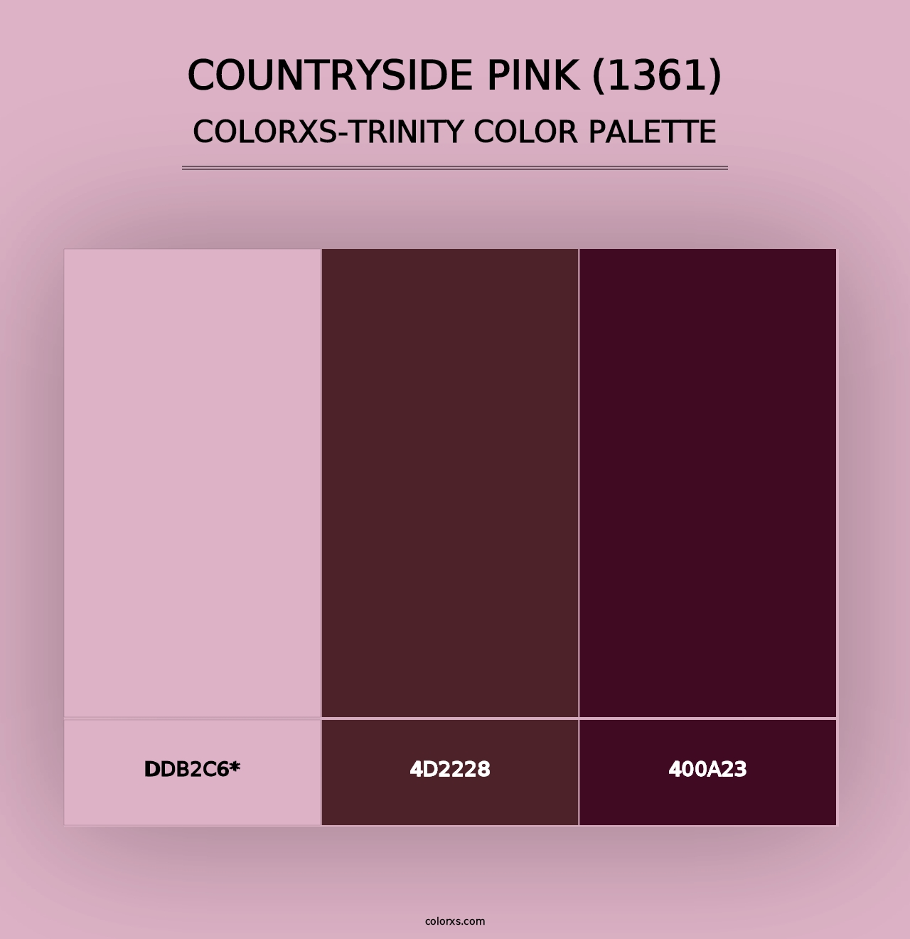 Countryside Pink (1361) - Colorxs Trinity Palette