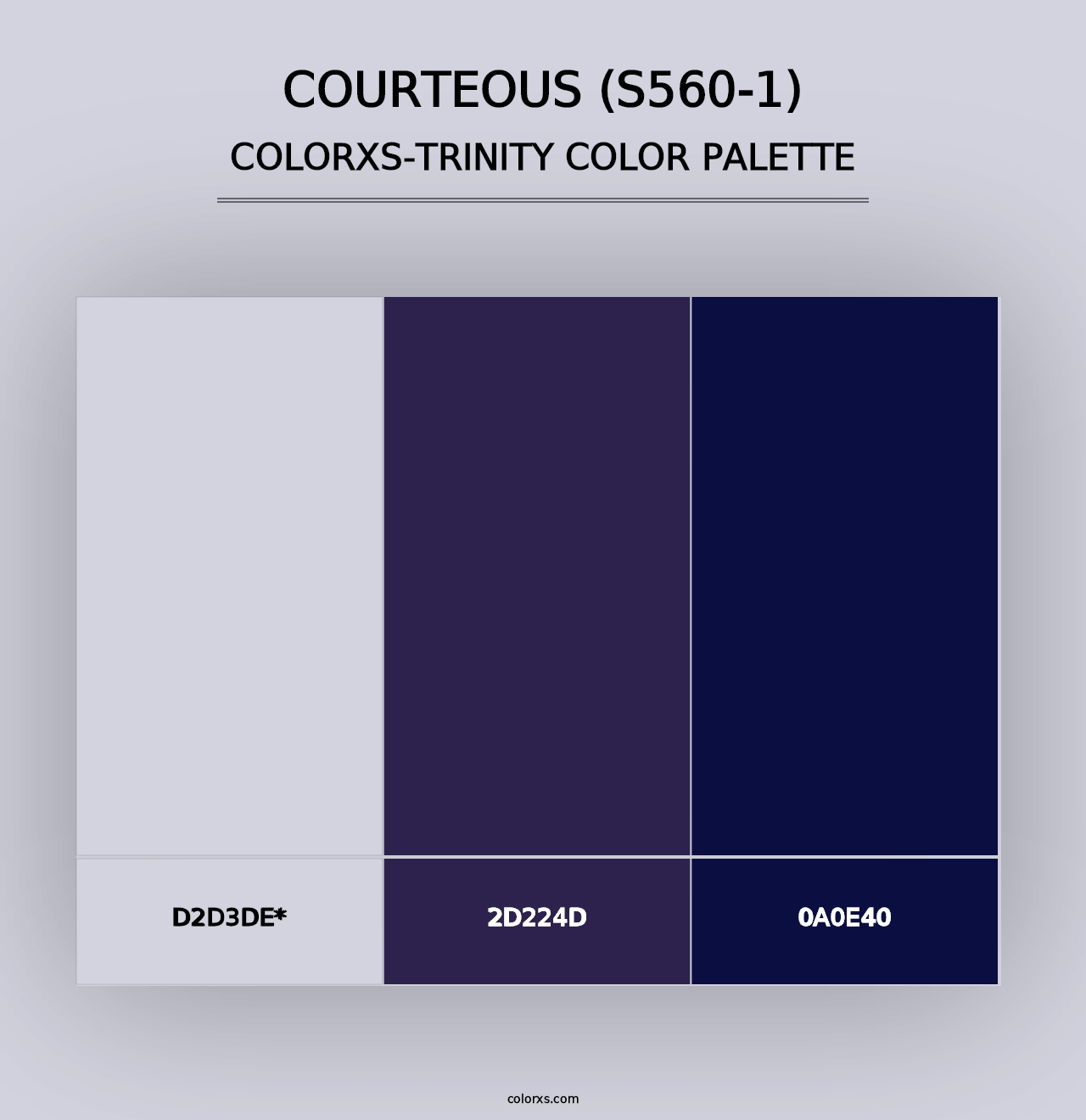 Courteous (S560-1) - Colorxs Trinity Palette