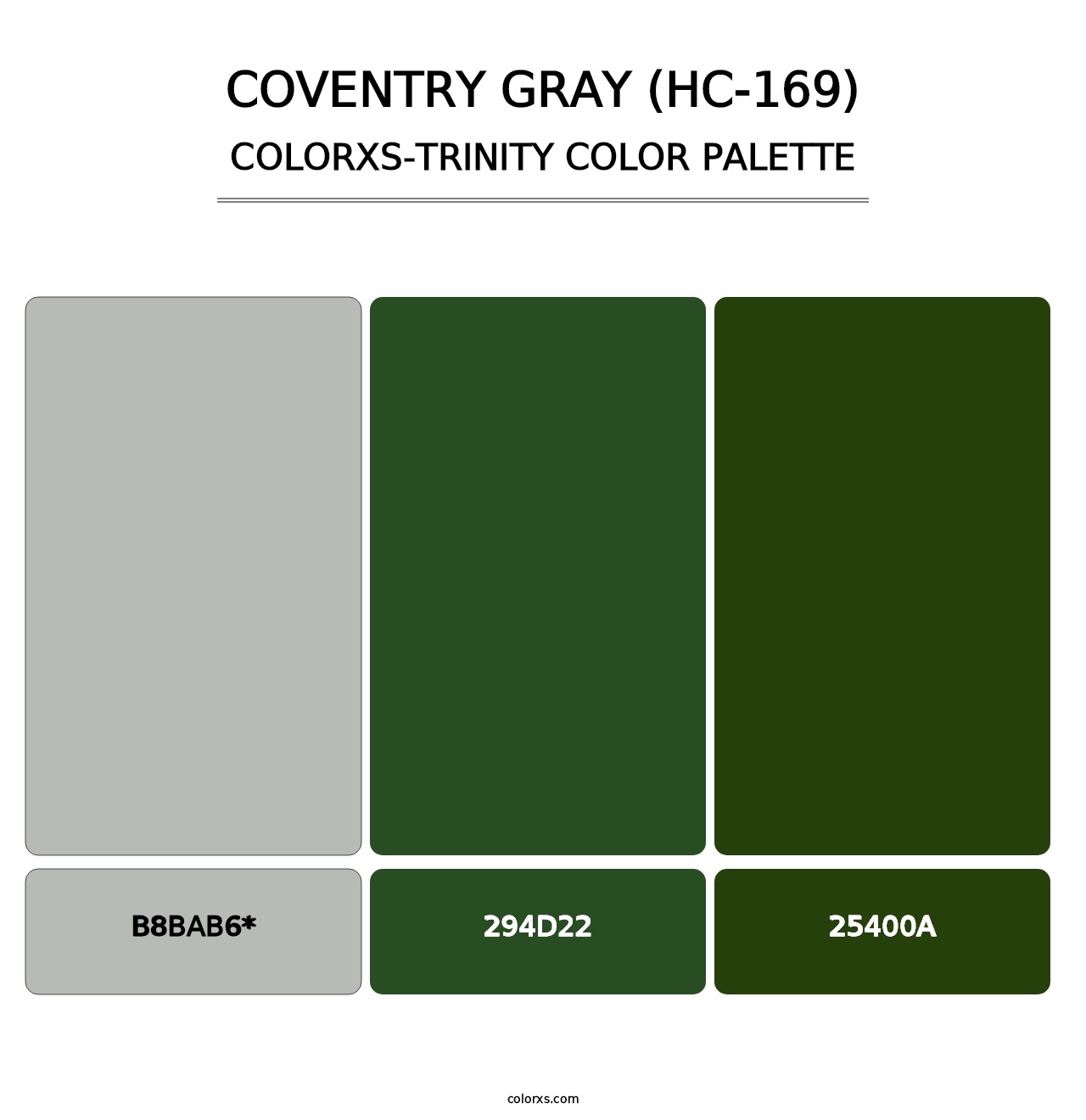 Coventry Gray (HC-169) - Colorxs Trinity Palette