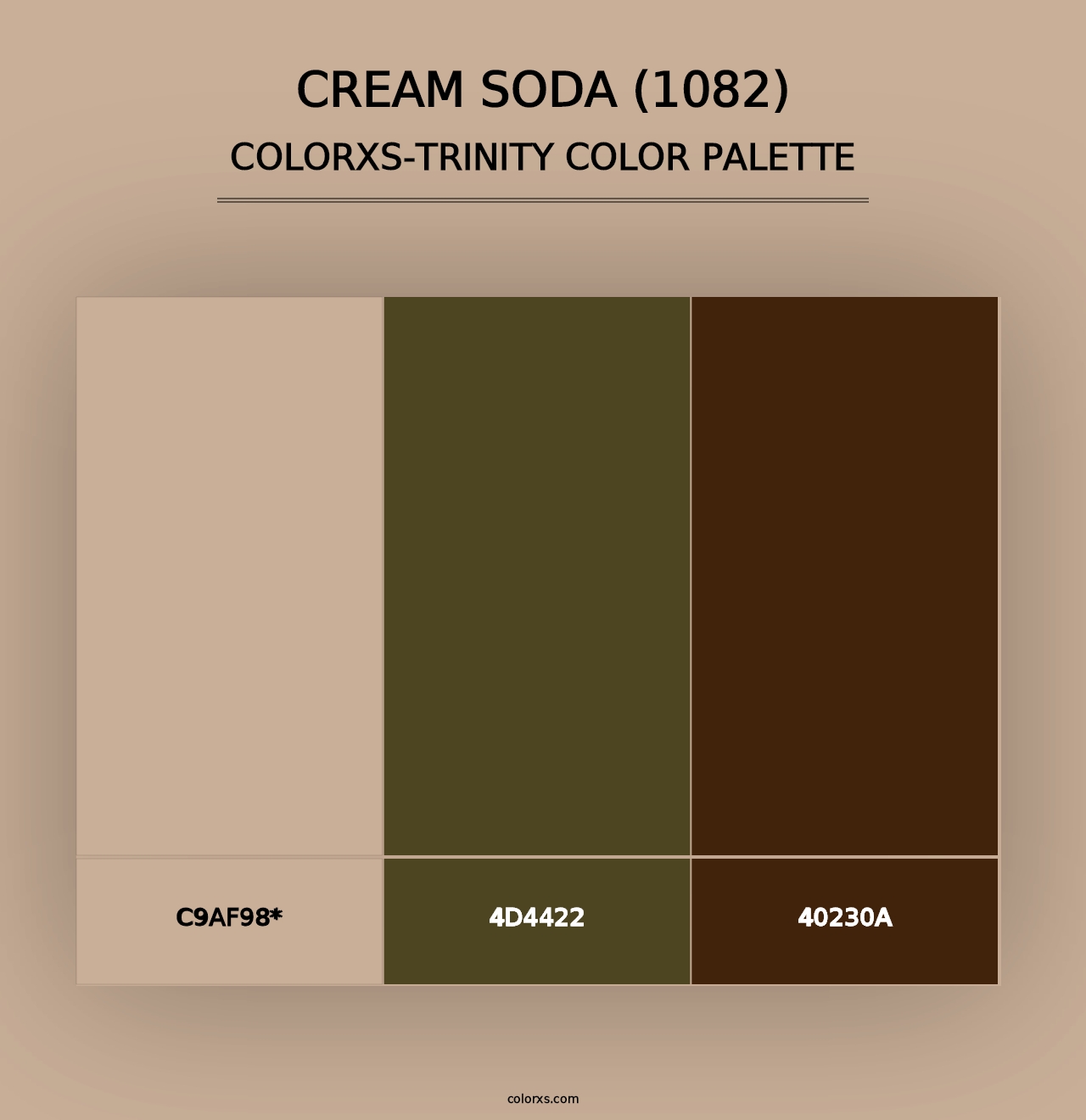 Cream Soda (1082) - Colorxs Trinity Palette