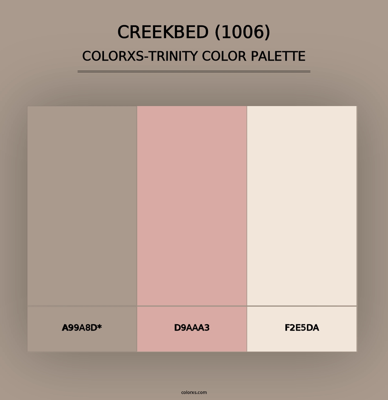 Creekbed (1006) - Colorxs Trinity Palette