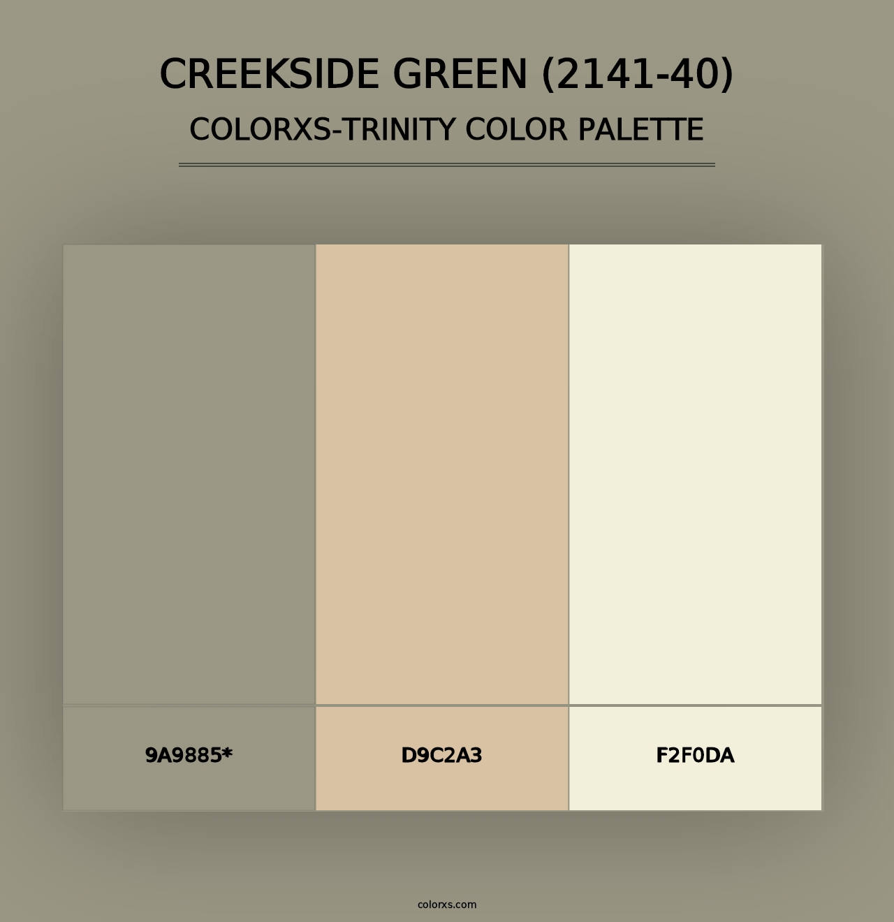 Creekside Green (2141-40) - Colorxs Trinity Palette