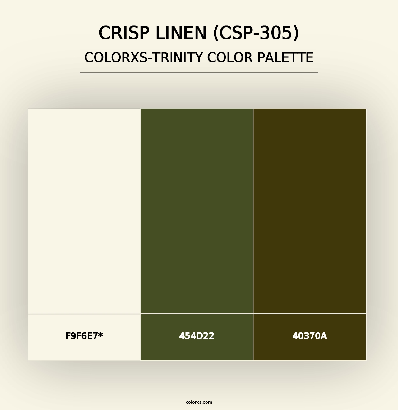 Crisp Linen (CSP-305) - Colorxs Trinity Palette