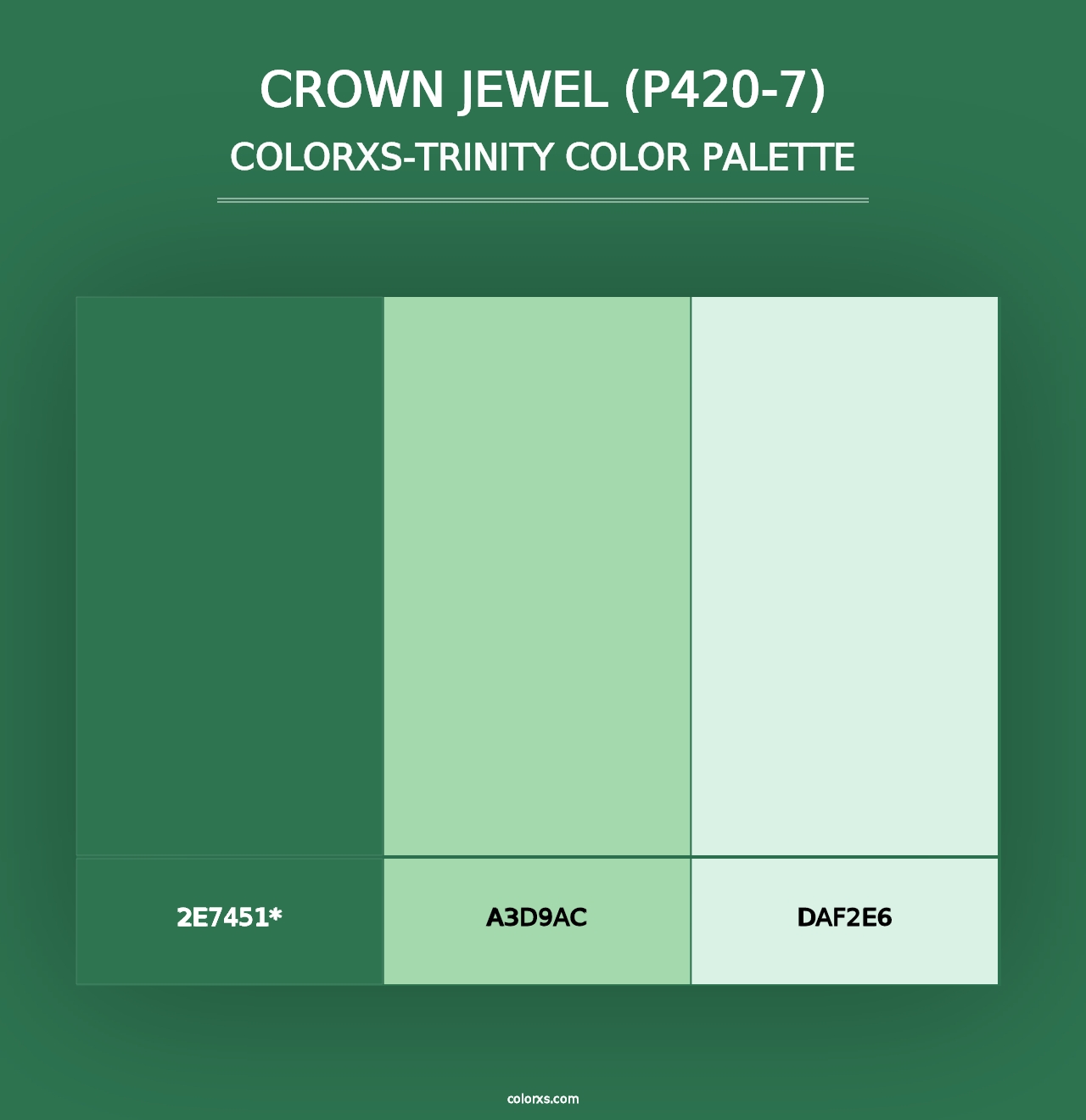 Crown Jewel (P420-7) - Colorxs Trinity Palette