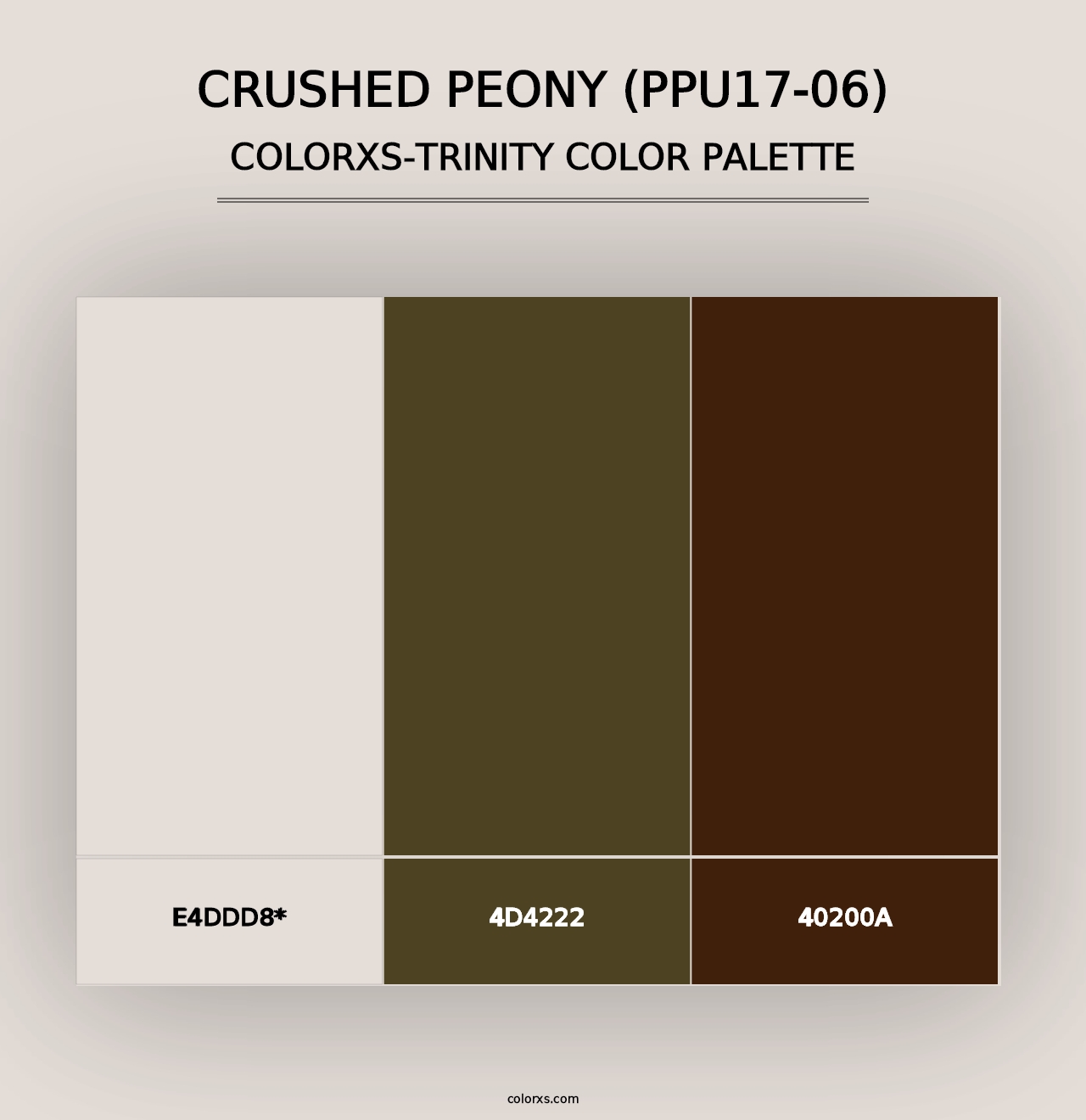 Crushed Peony (PPU17-06) - Colorxs Trinity Palette