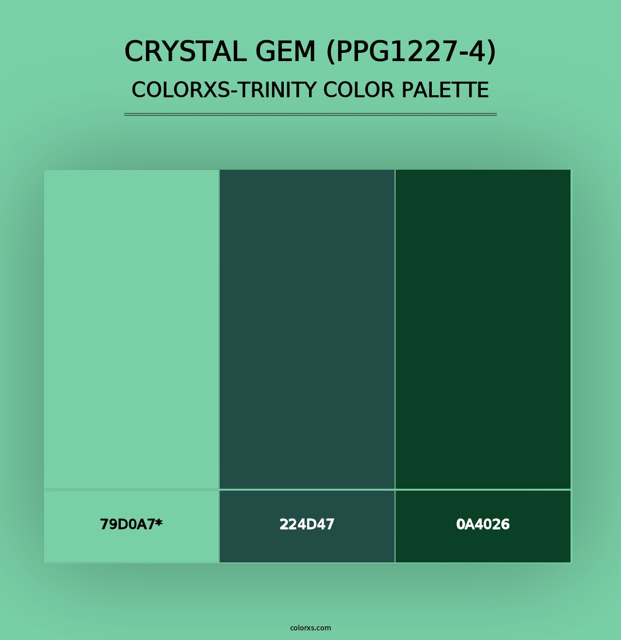 Crystal Gem (PPG1227-4) - Colorxs Trinity Palette