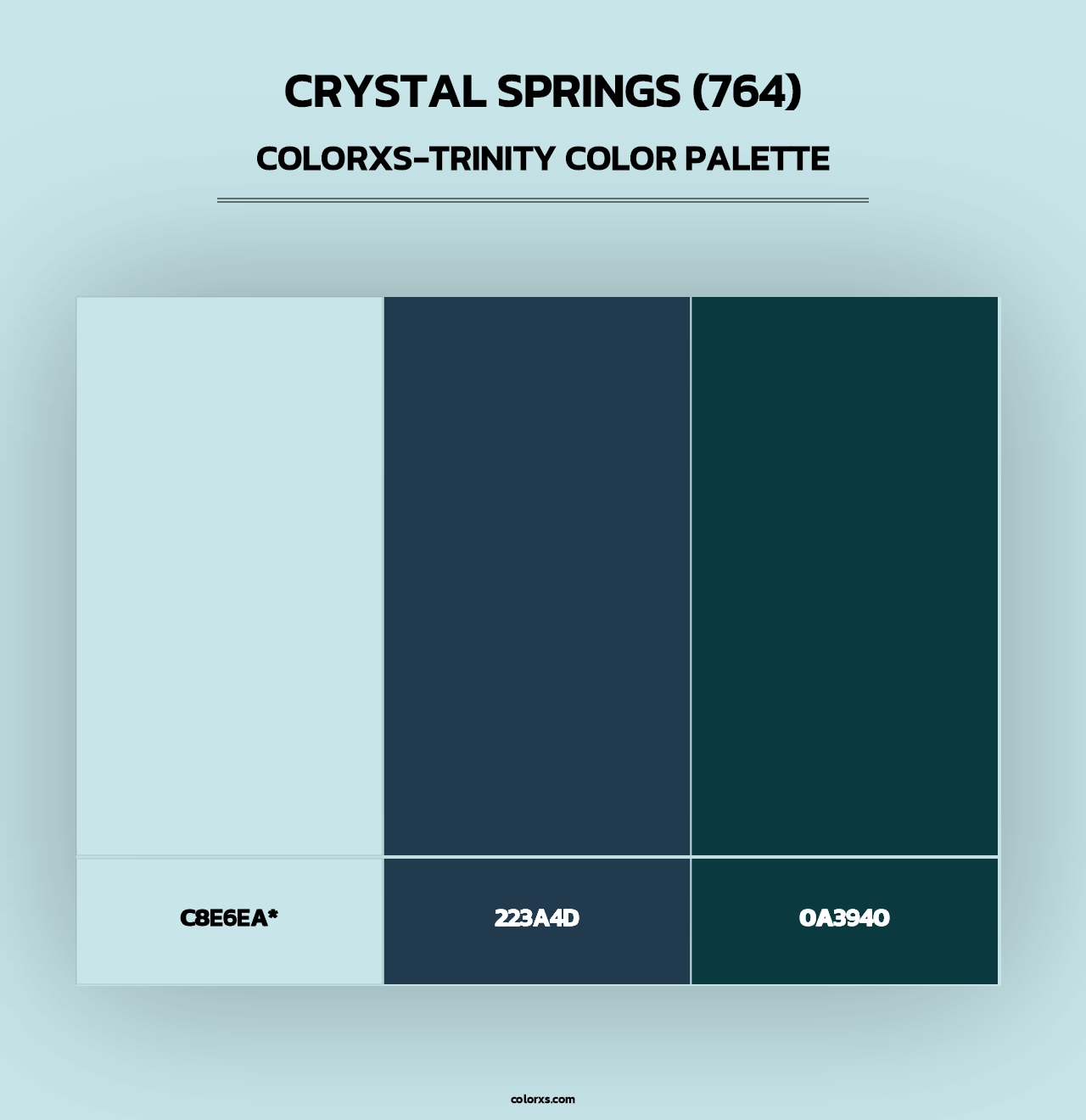 Crystal Springs (764) - Colorxs Trinity Palette