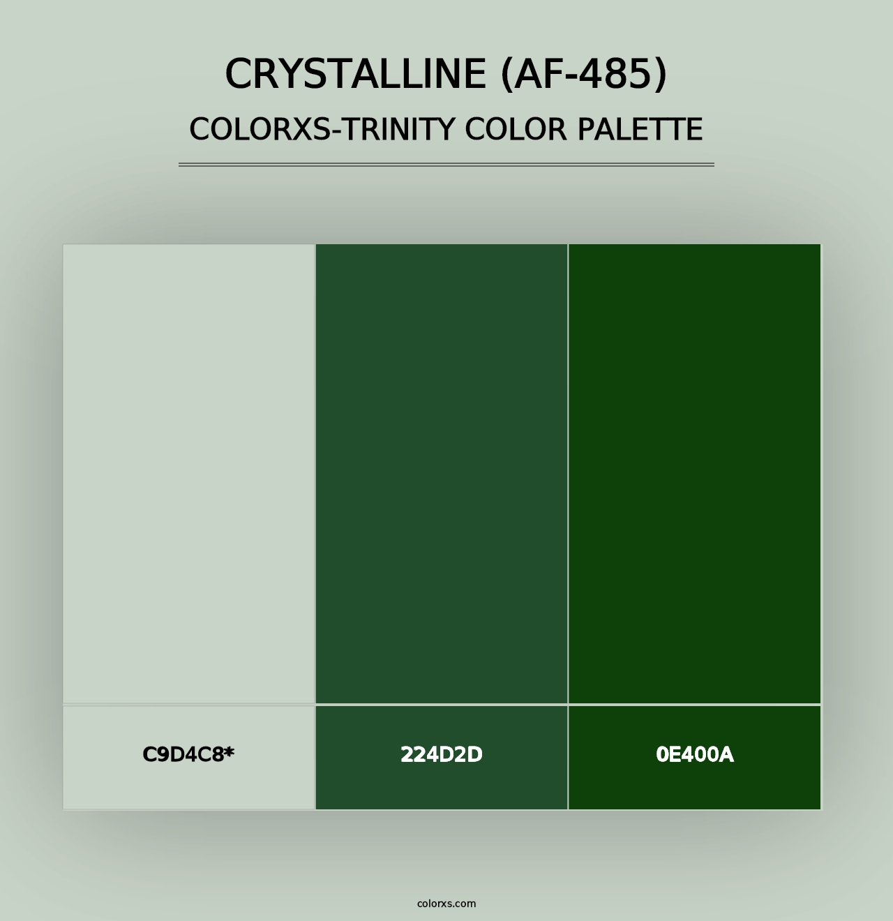 Crystalline (AF-485) - Colorxs Trinity Palette