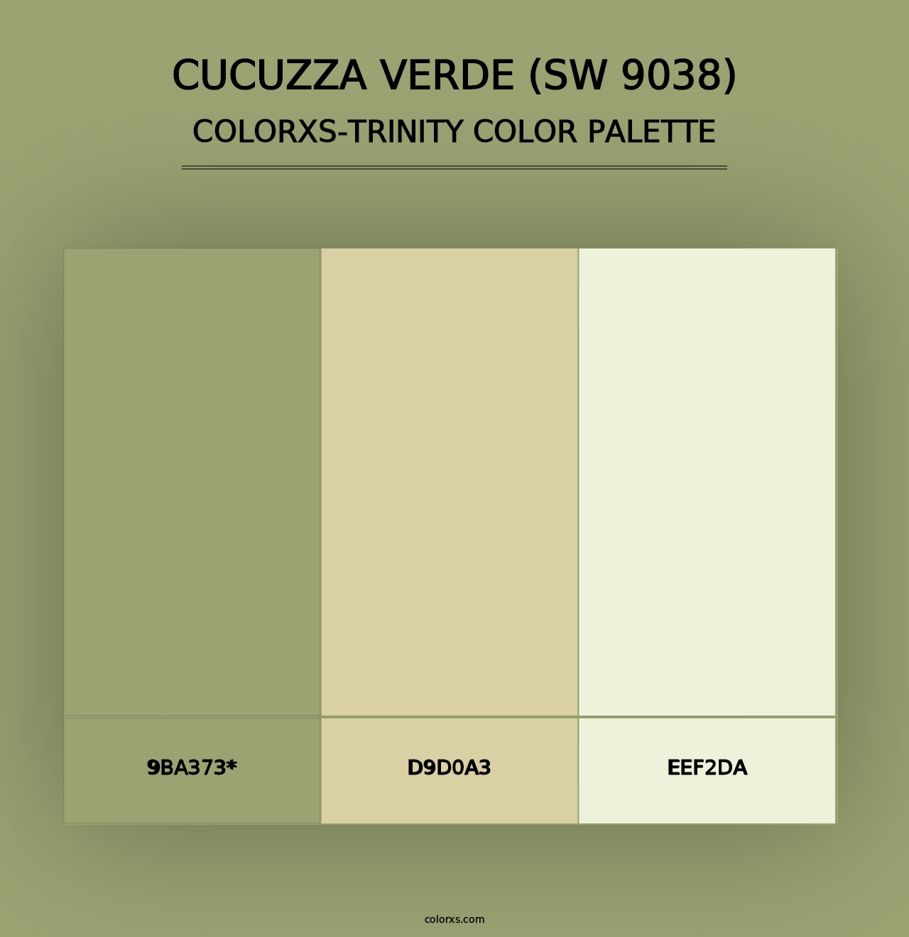 Cucuzza Verde (SW 9038) - Colorxs Trinity Palette