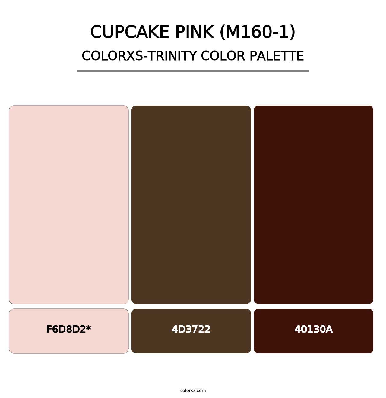 Cupcake Pink (M160-1) - Colorxs Trinity Palette