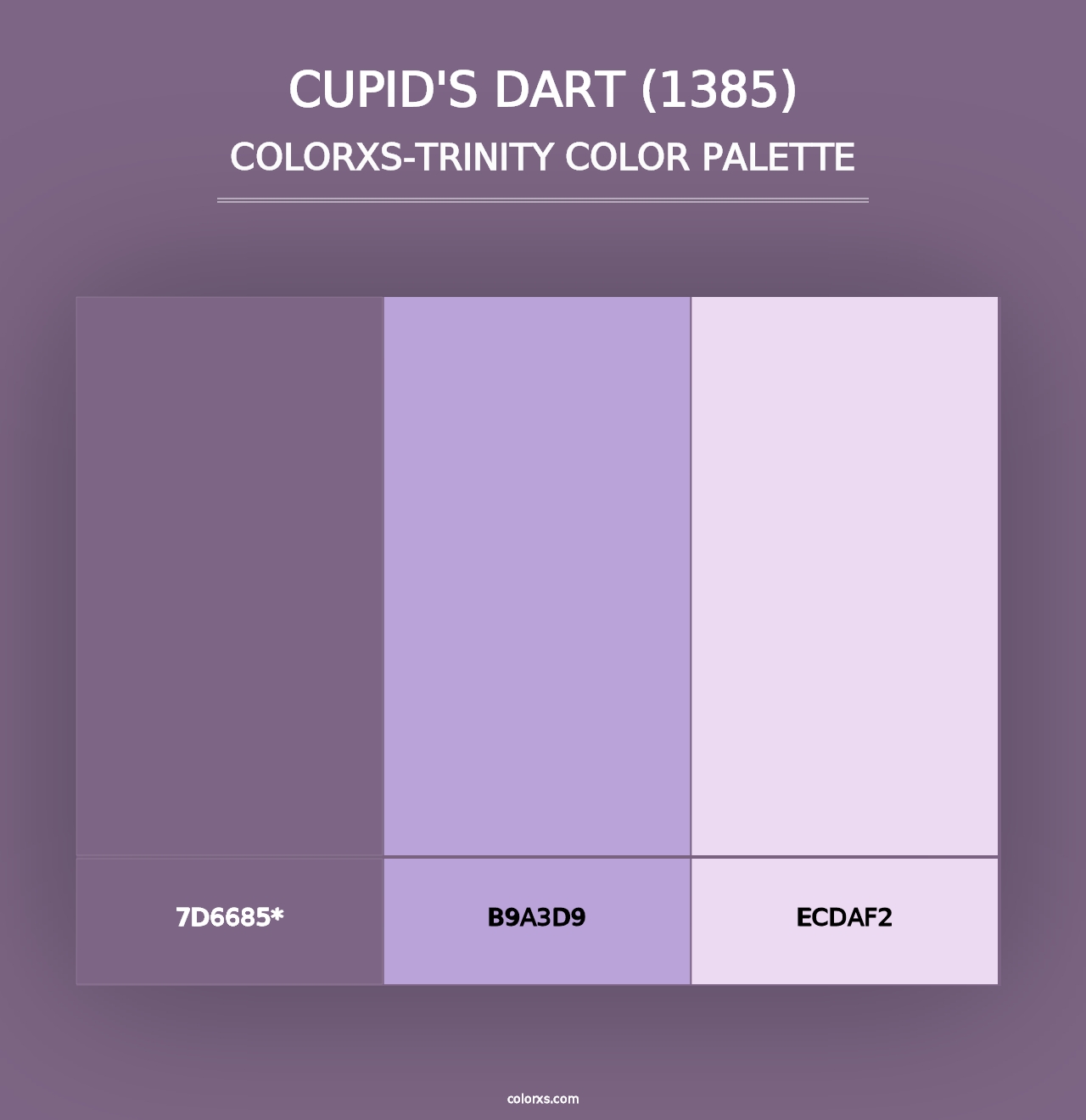 Cupid's Dart (1385) - Colorxs Trinity Palette