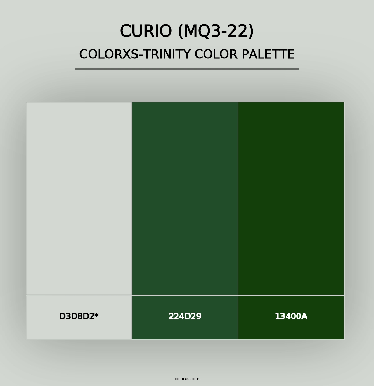 Curio (MQ3-22) - Colorxs Trinity Palette