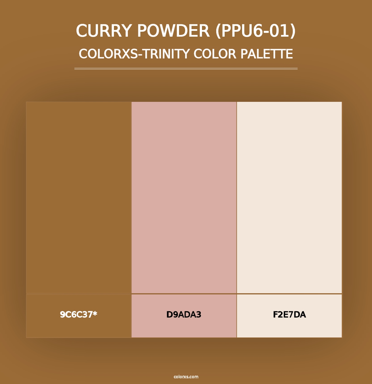 Curry Powder (PPU6-01) - Colorxs Trinity Palette