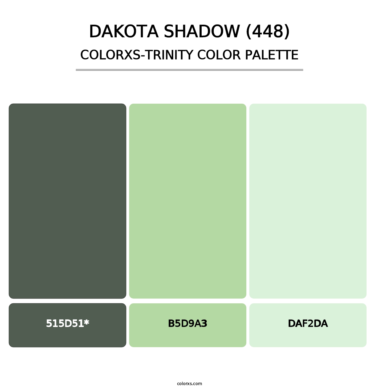 Dakota Shadow (448) - Colorxs Trinity Palette