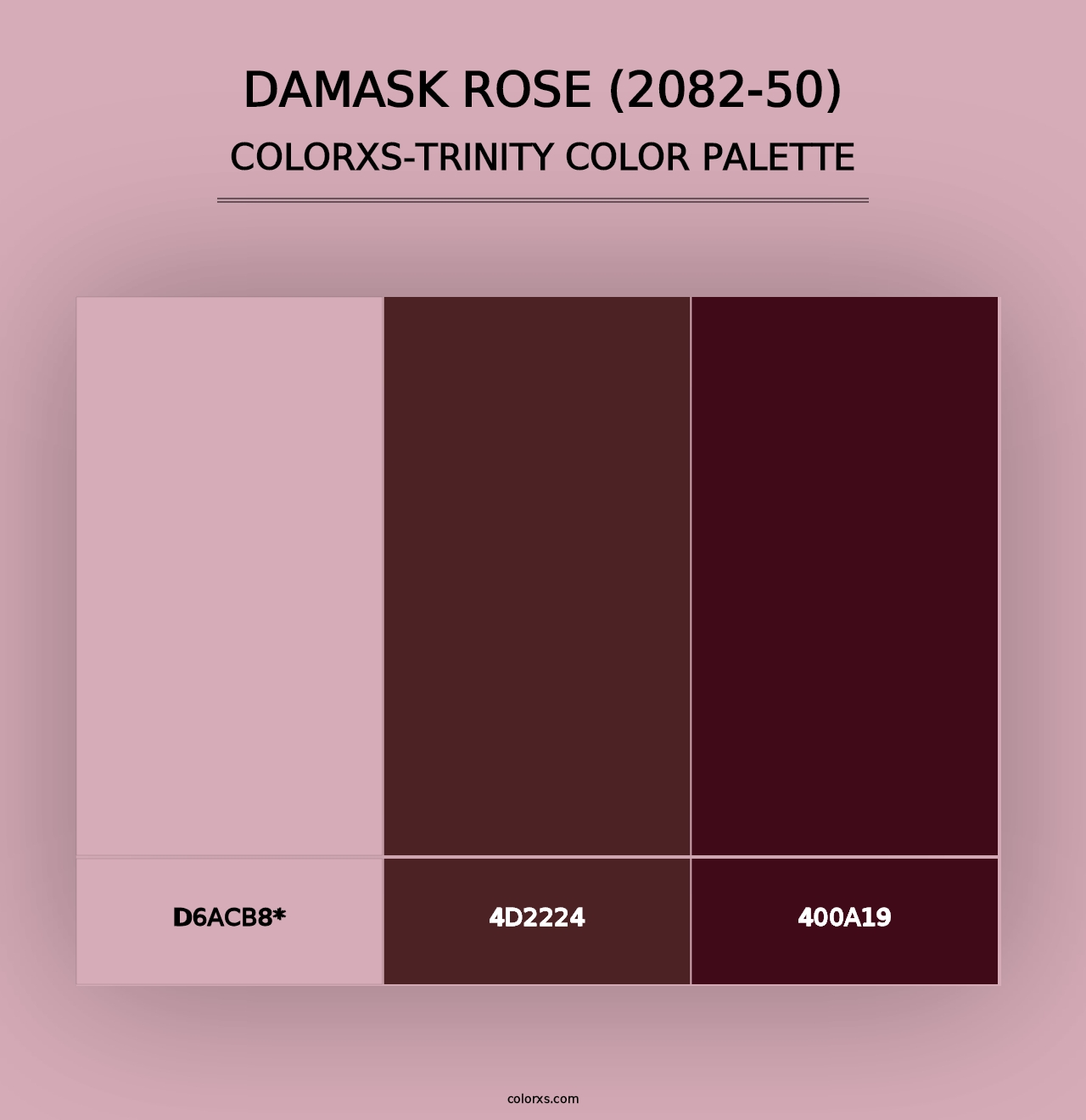 Damask Rose (2082-50) - Colorxs Trinity Palette