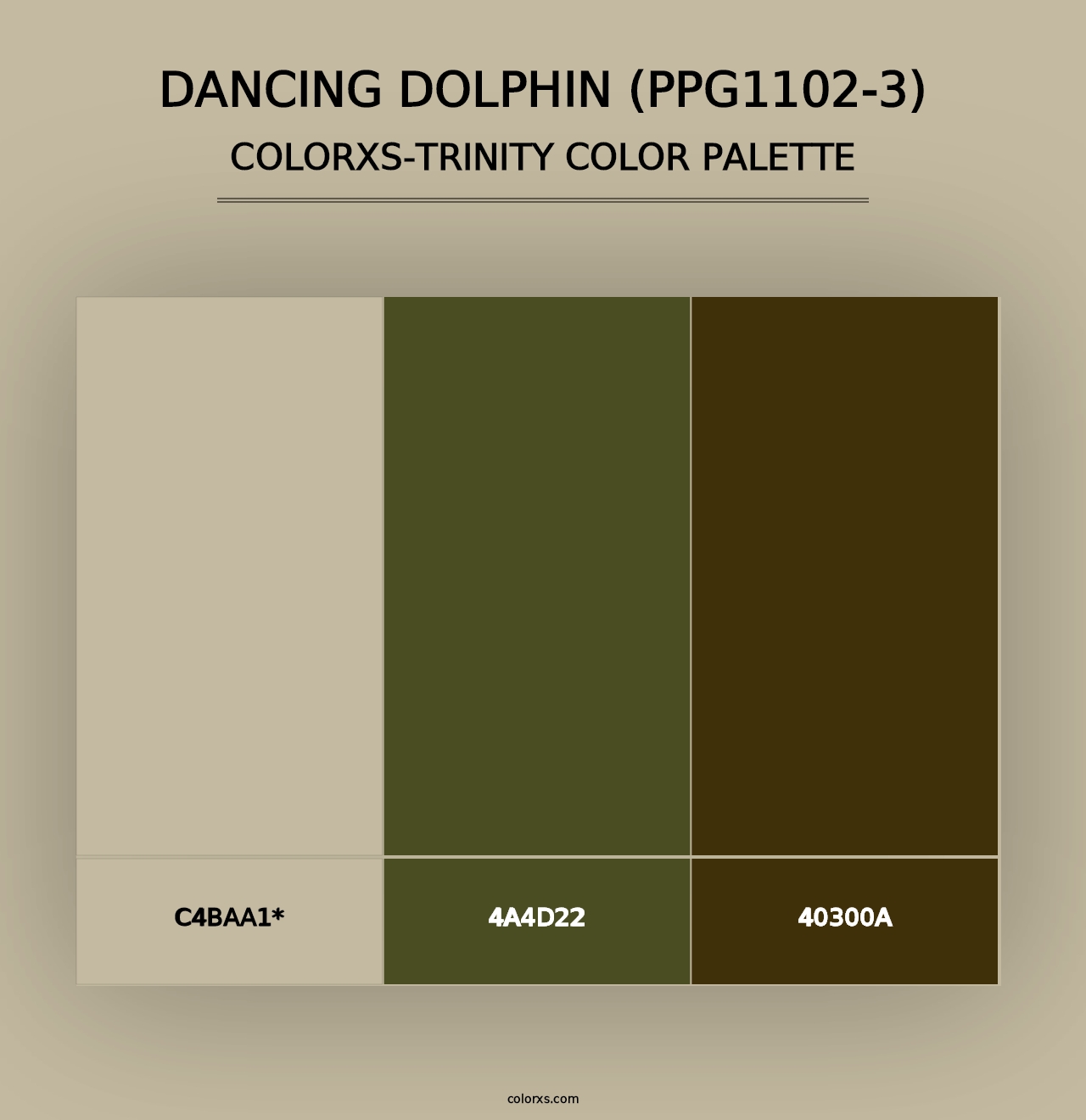 Dancing Dolphin (PPG1102-3) - Colorxs Trinity Palette