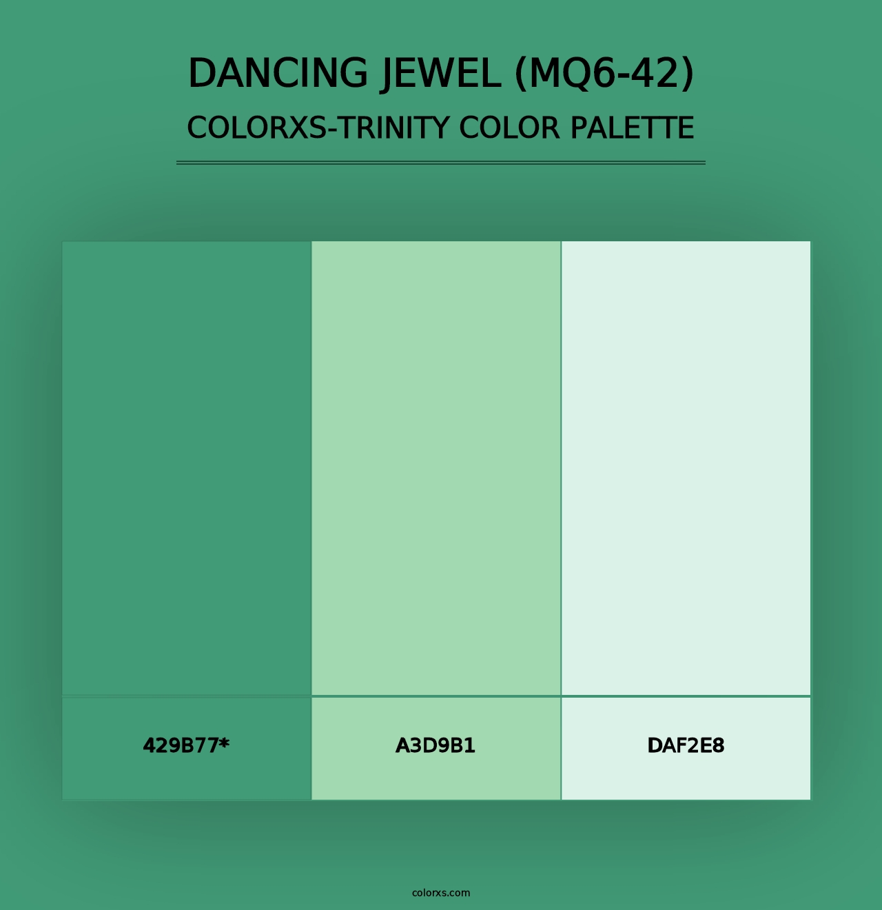 Dancing Jewel (MQ6-42) - Colorxs Trinity Palette