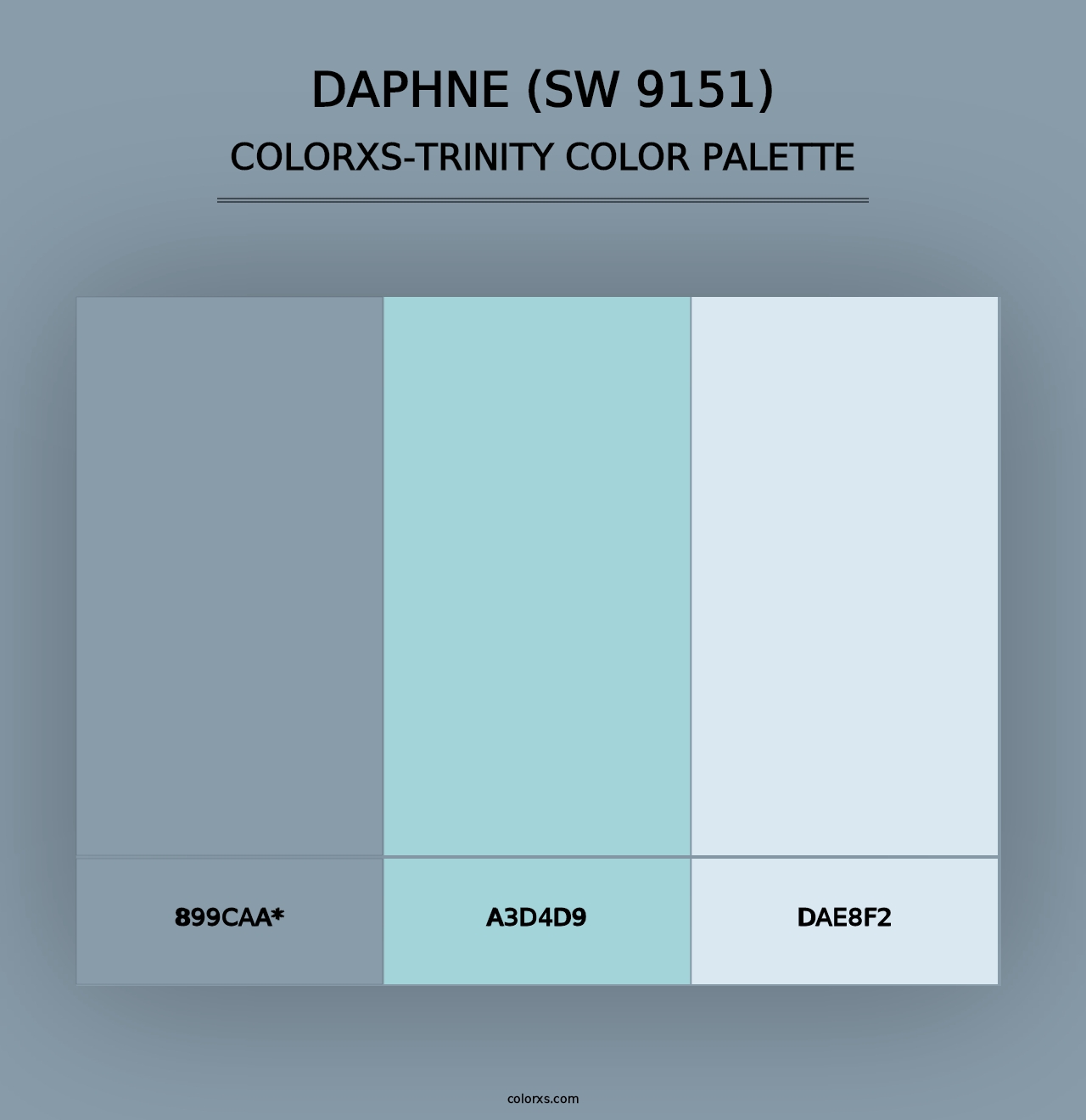 Daphne (SW 9151) - Colorxs Trinity Palette