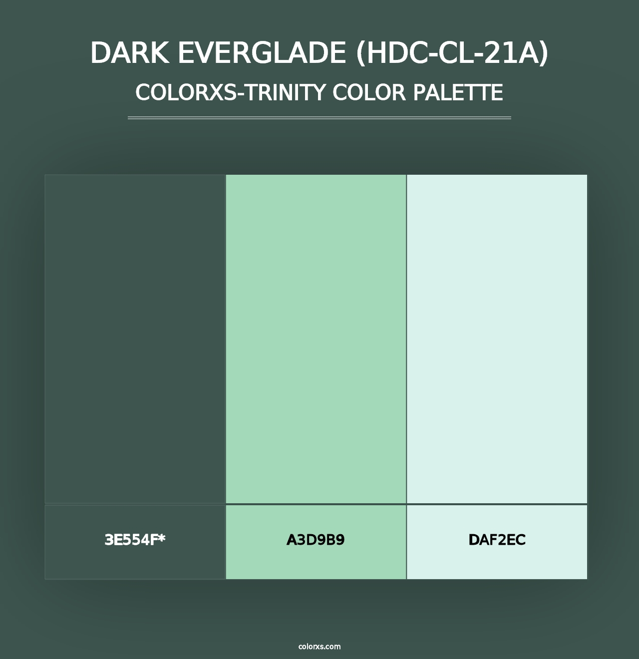 Dark Everglade (HDC-CL-21A) - Colorxs Trinity Palette