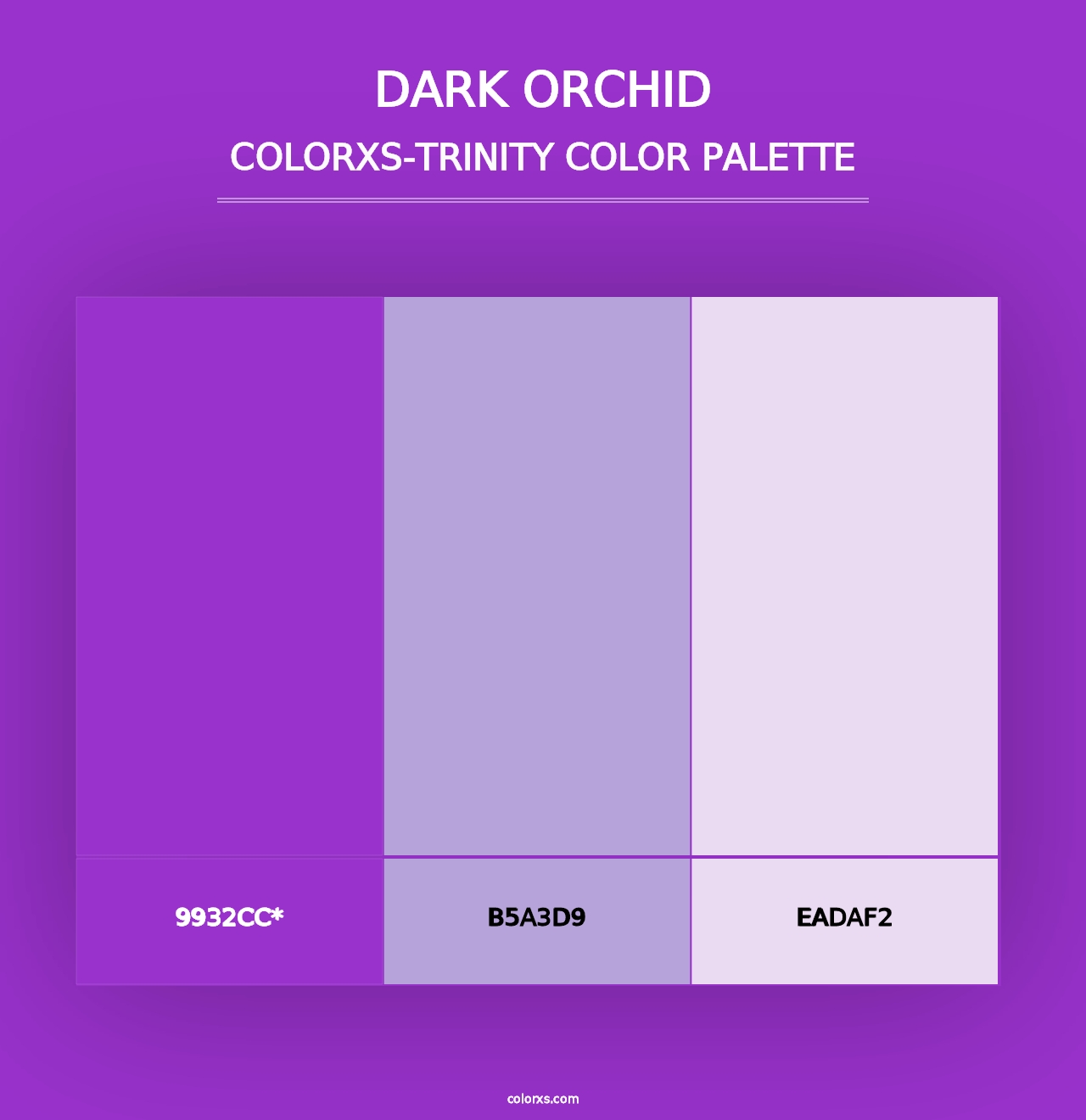 Dark Orchid - Colorxs Trinity Palette