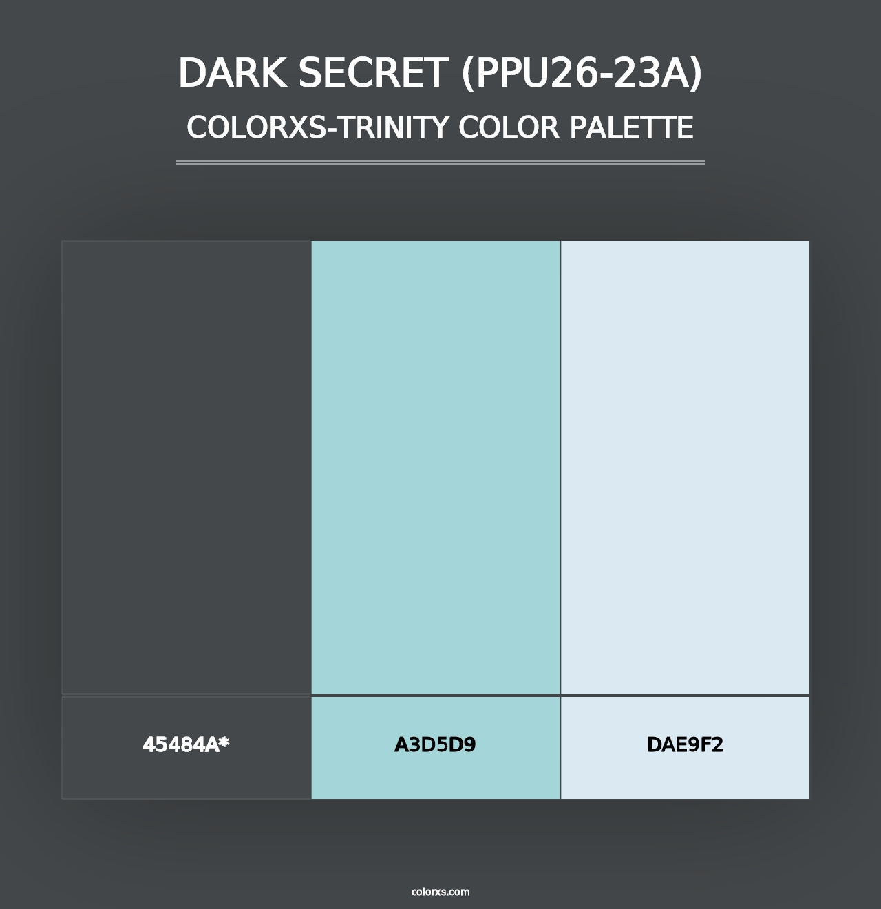 Dark Secret (PPU26-23A) - Colorxs Trinity Palette