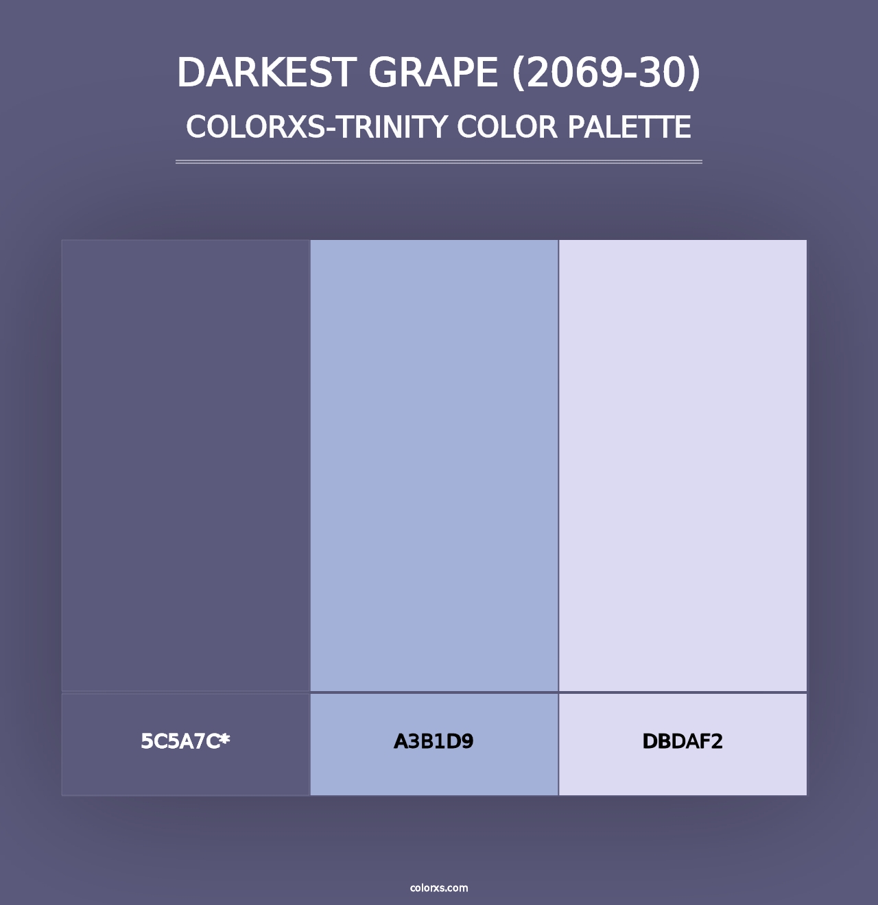 Darkest Grape (2069-30) - Colorxs Trinity Palette