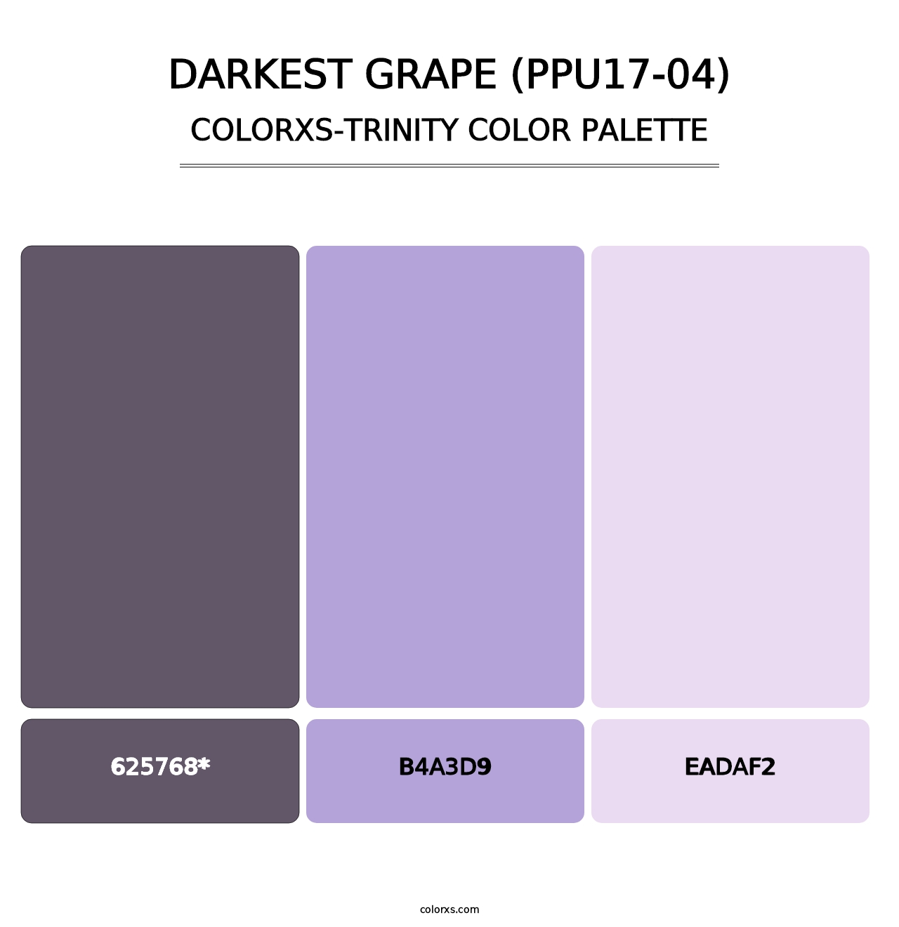 Darkest Grape (PPU17-04) - Colorxs Trinity Palette