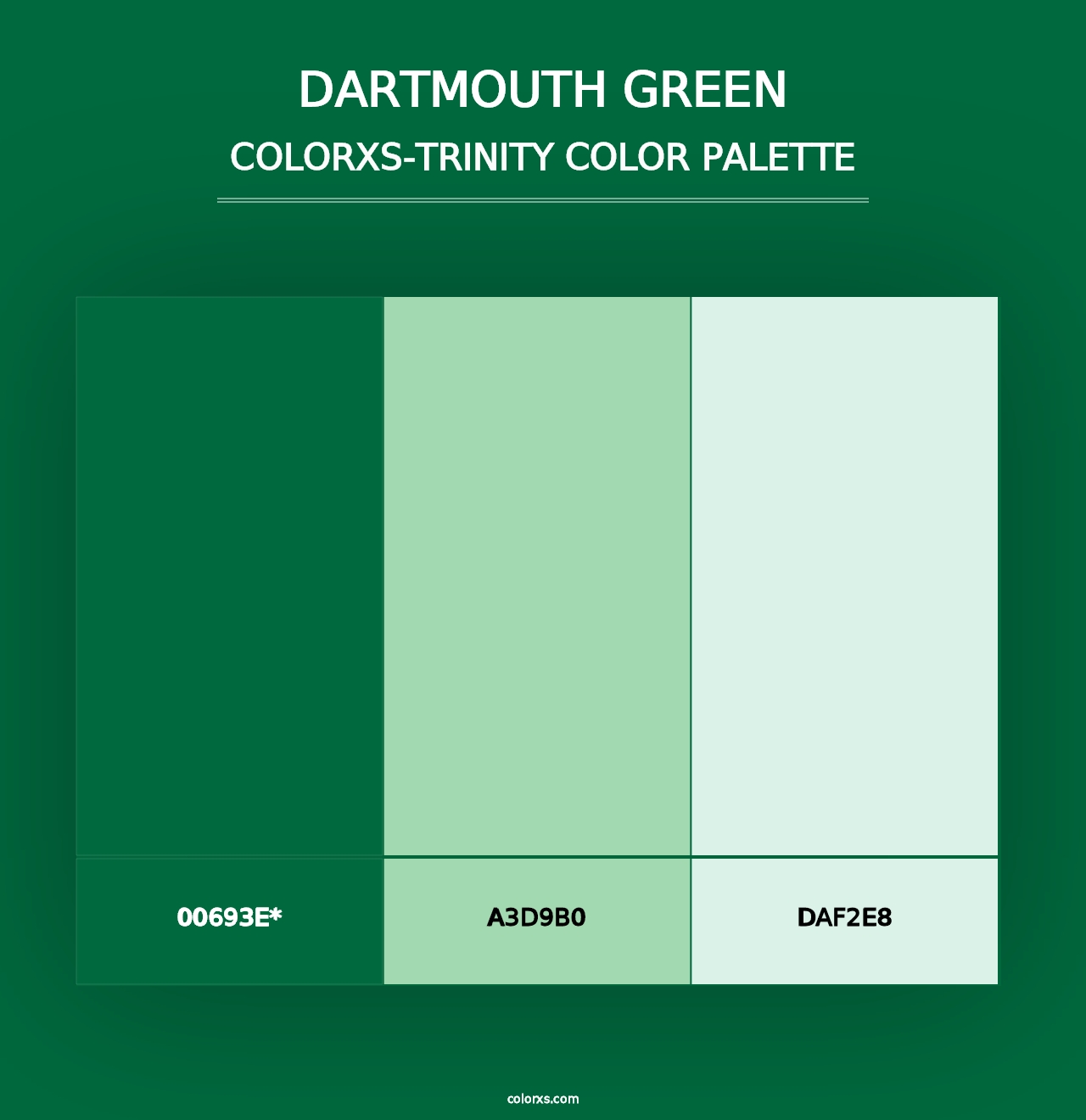 Dartmouth Green - Colorxs Trinity Palette