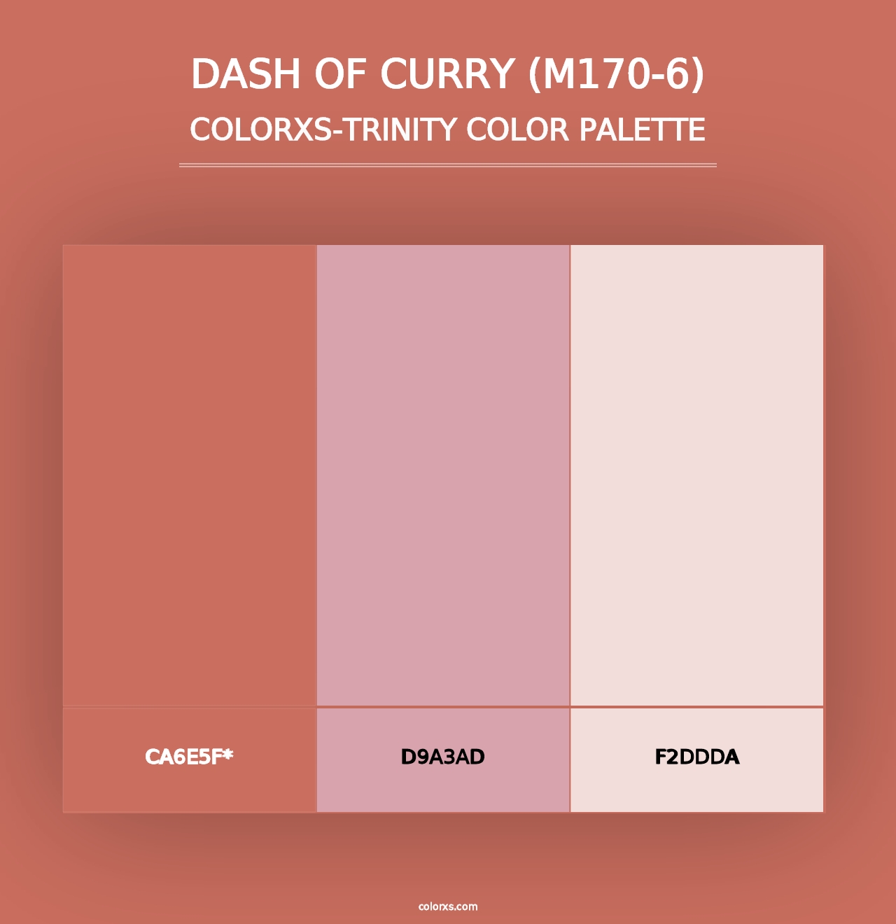 Dash Of Curry (M170-6) - Colorxs Trinity Palette