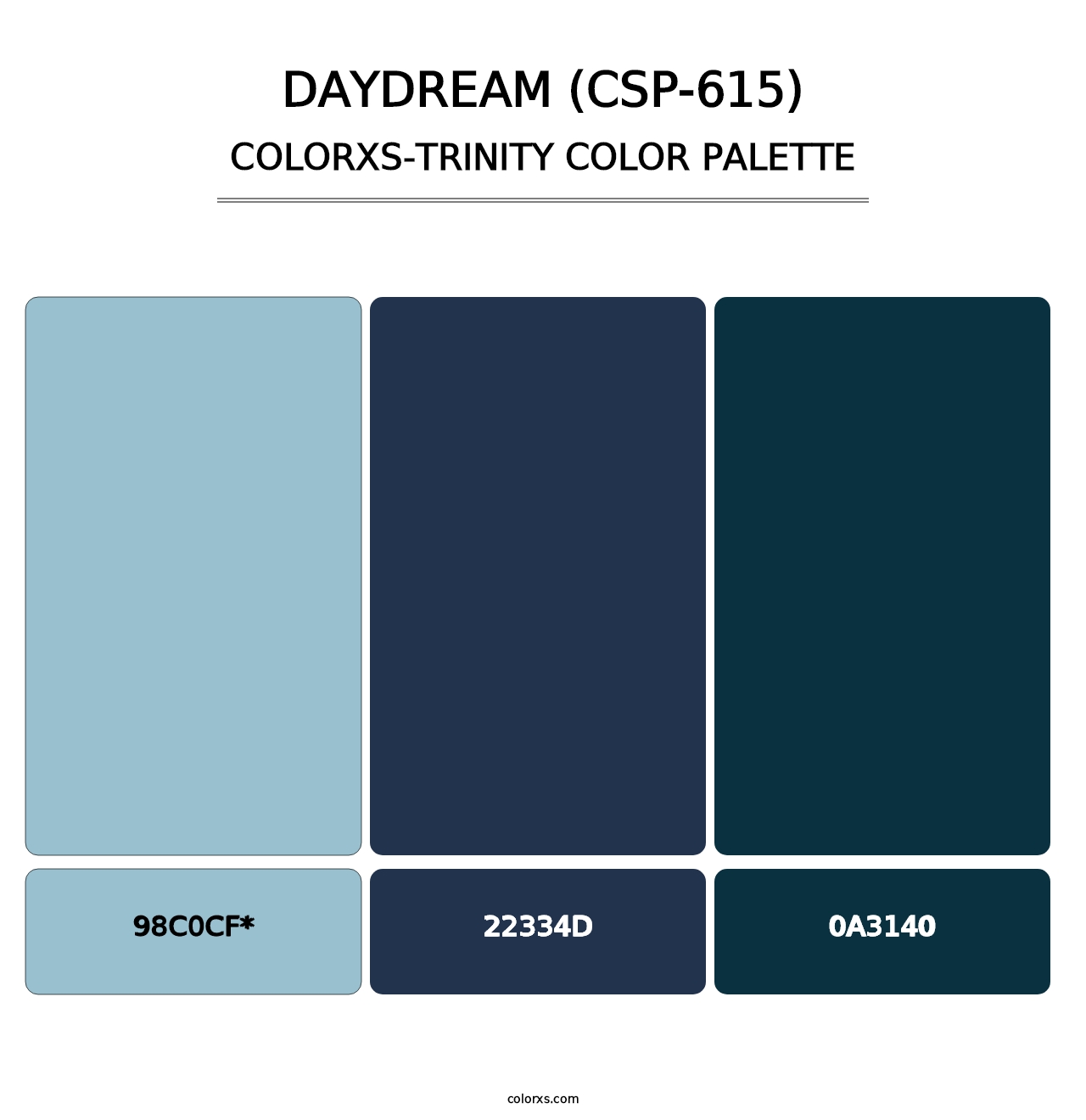 Daydream (CSP-615) - Colorxs Trinity Palette