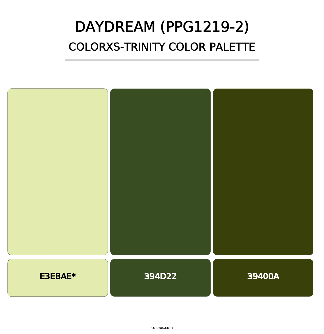 Daydream (PPG1219-2) - Colorxs Trinity Palette