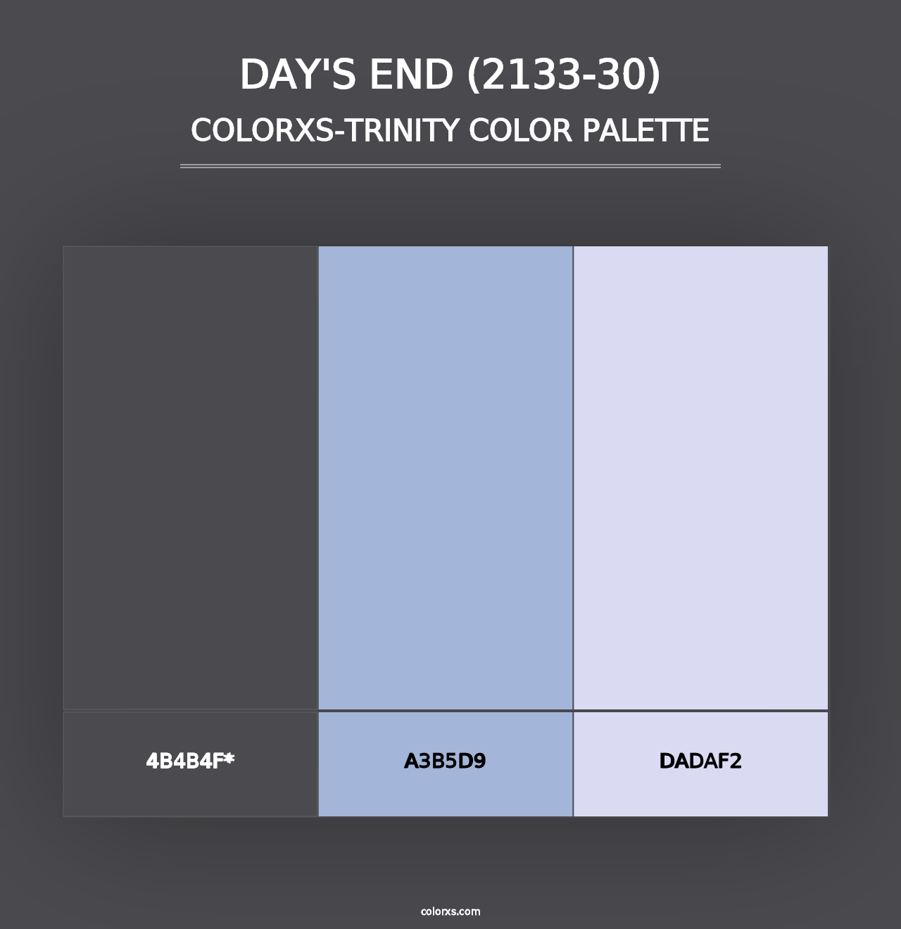 Day's End (2133-30) - Colorxs Trinity Palette