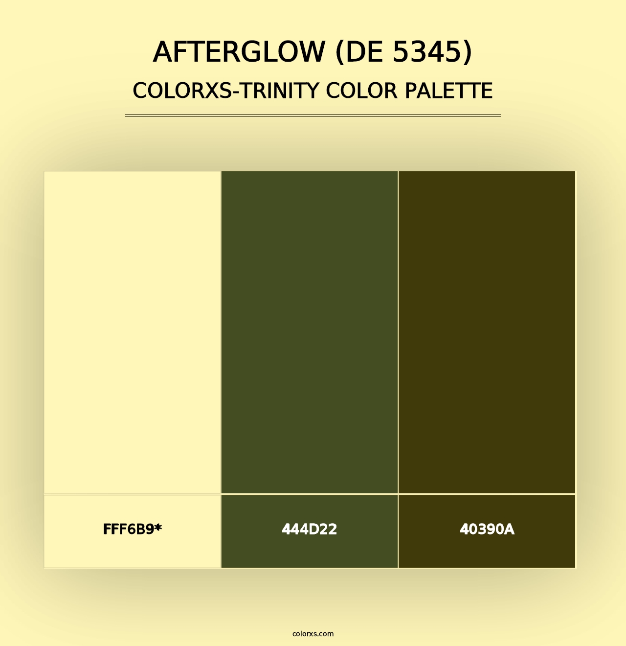 Afterglow (DE 5345) - Colorxs Trinity Palette