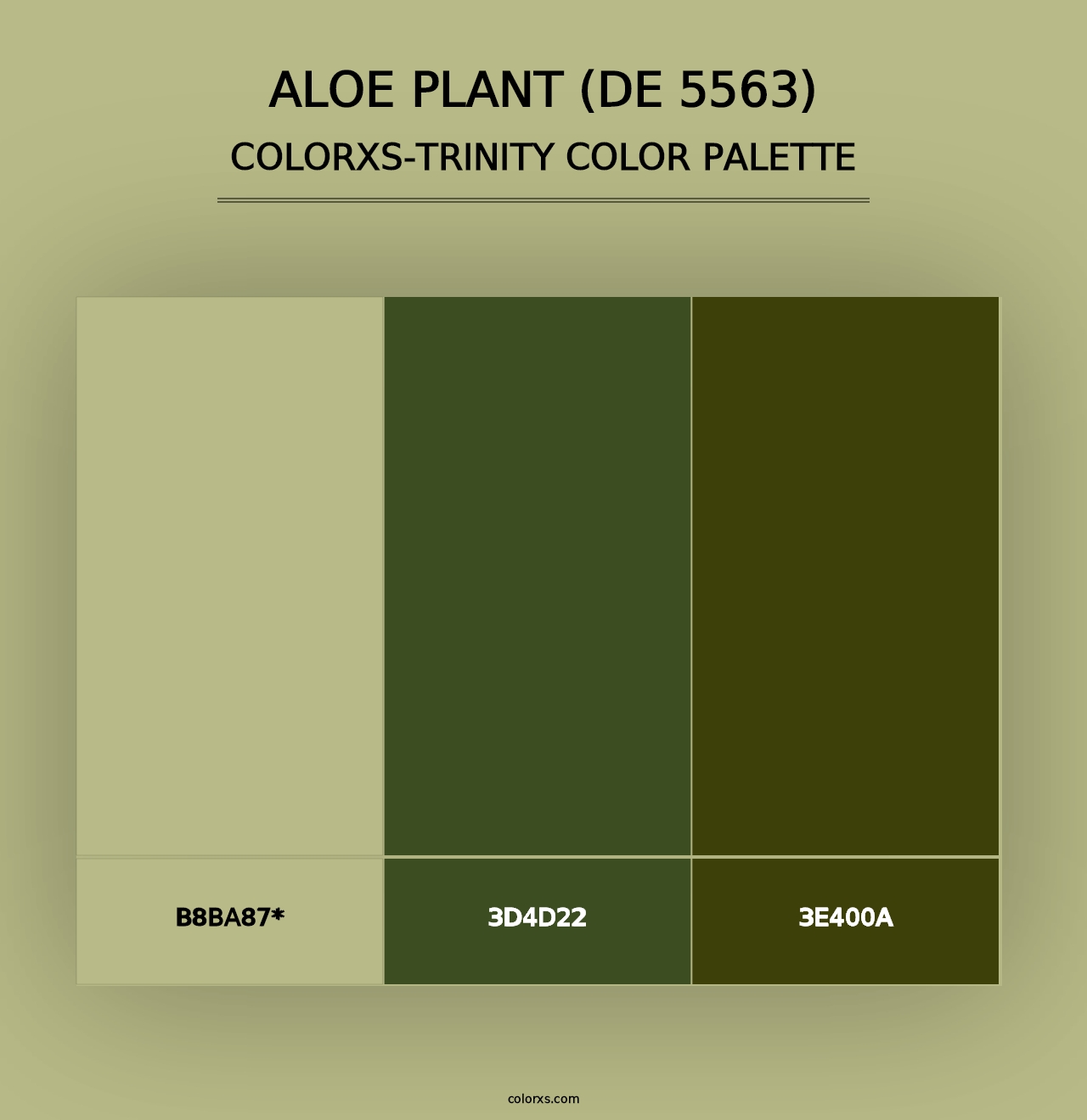 Aloe Plant (DE 5563) - Colorxs Trinity Palette