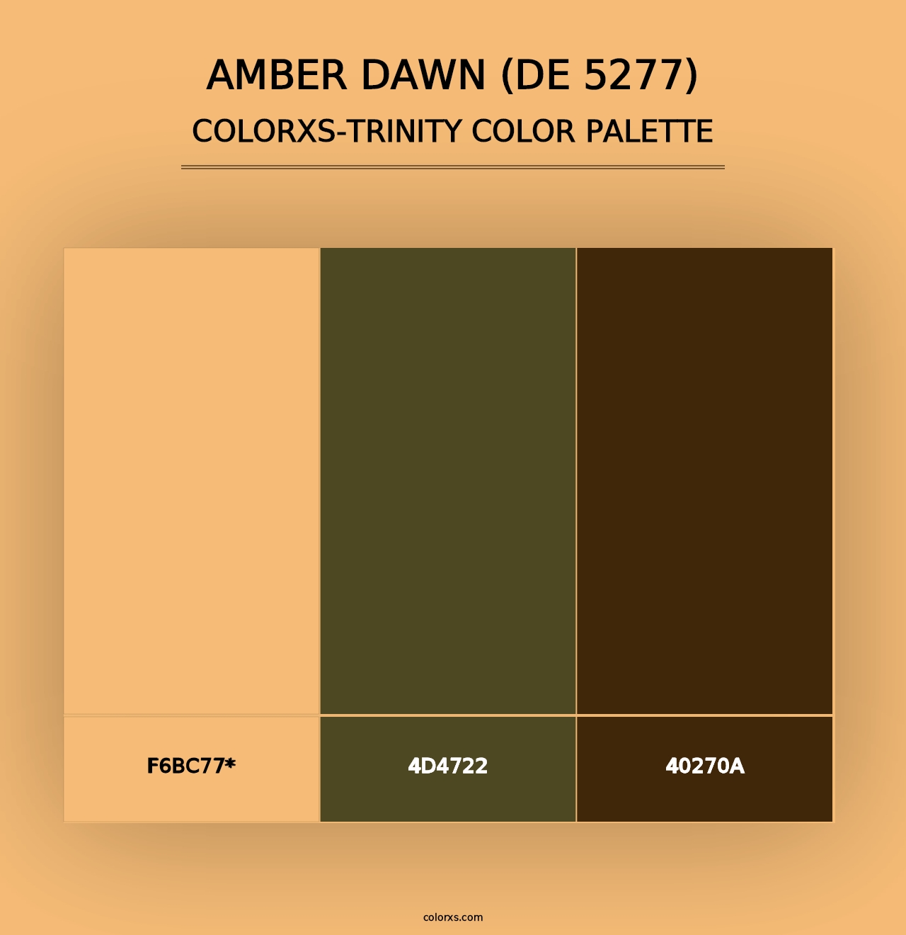 Amber Dawn (DE 5277) - Colorxs Trinity Palette