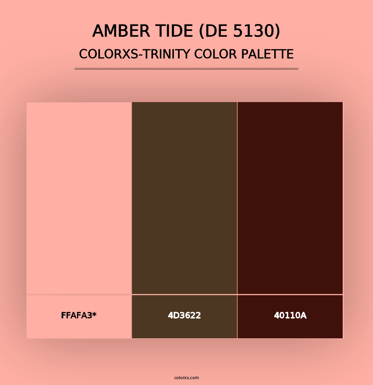 Amber Tide (DE 5130) - Colorxs Trinity Palette