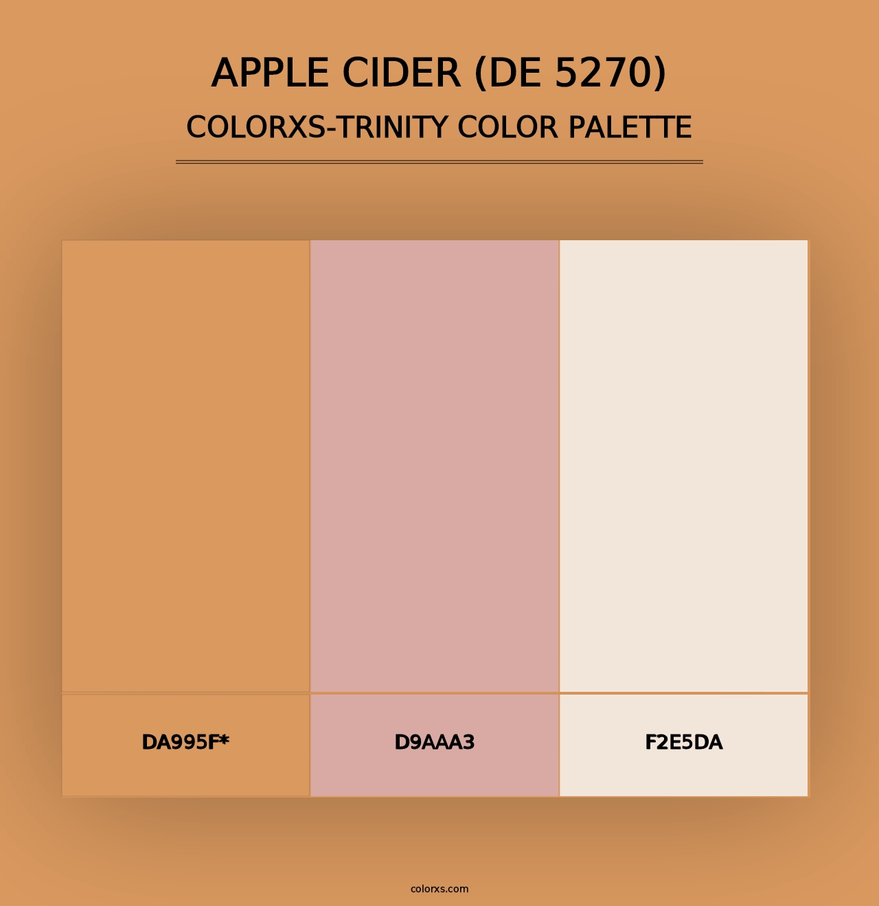 Apple Cider (DE 5270) - Colorxs Trinity Palette