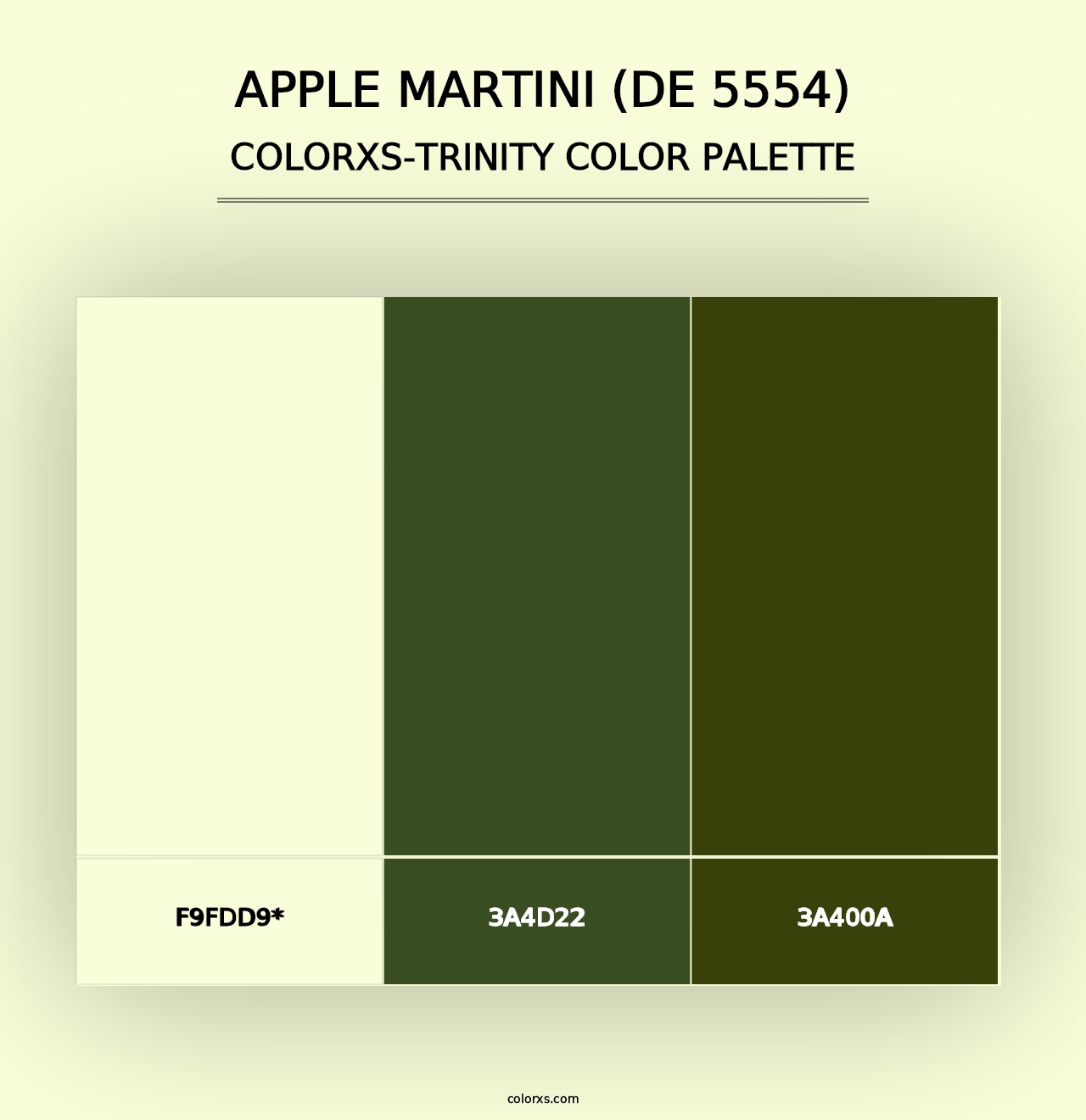 Apple Martini (DE 5554) - Colorxs Trinity Palette