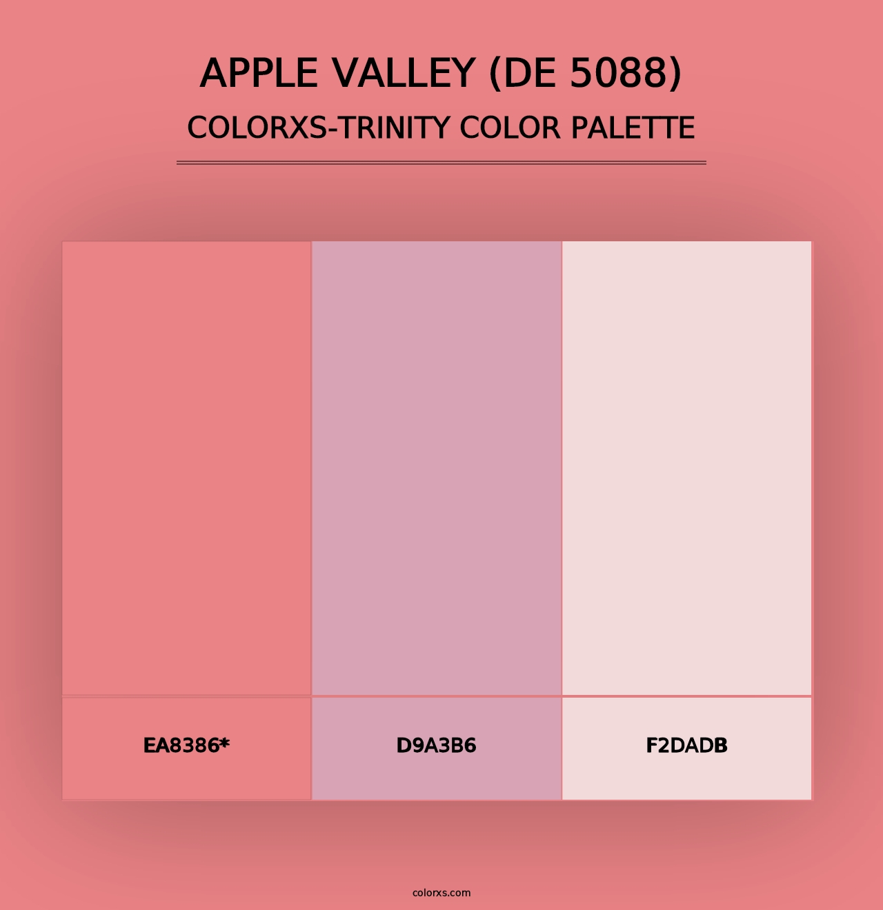 Apple Valley (DE 5088) - Colorxs Trinity Palette