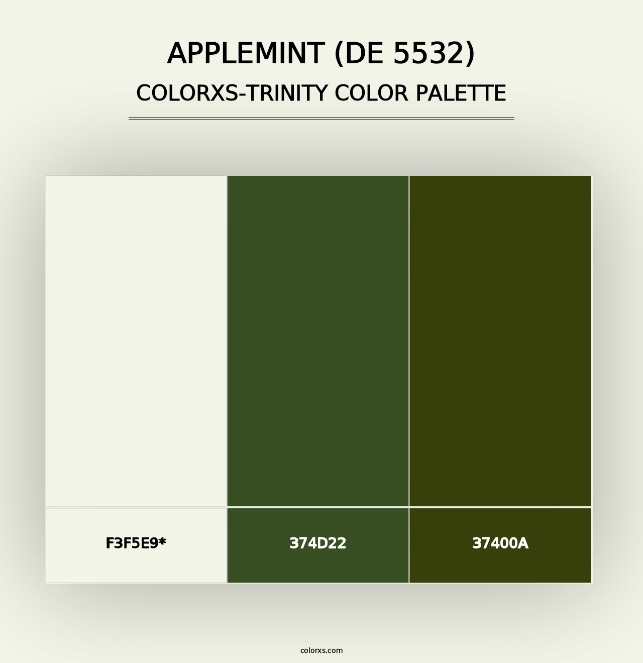 Applemint (DE 5532) - Colorxs Trinity Palette