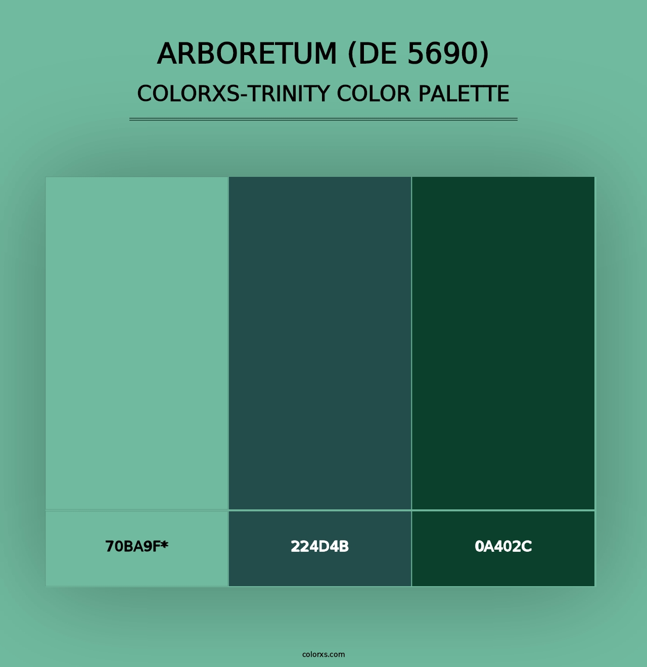 Arboretum (DE 5690) - Colorxs Trinity Palette