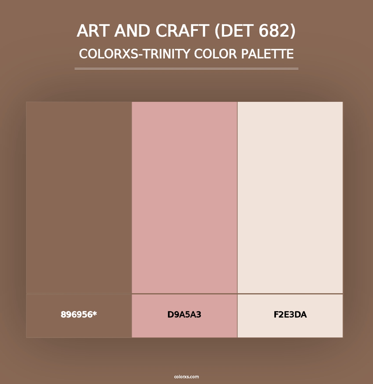 Art and Craft (DET 682) - Colorxs Trinity Palette