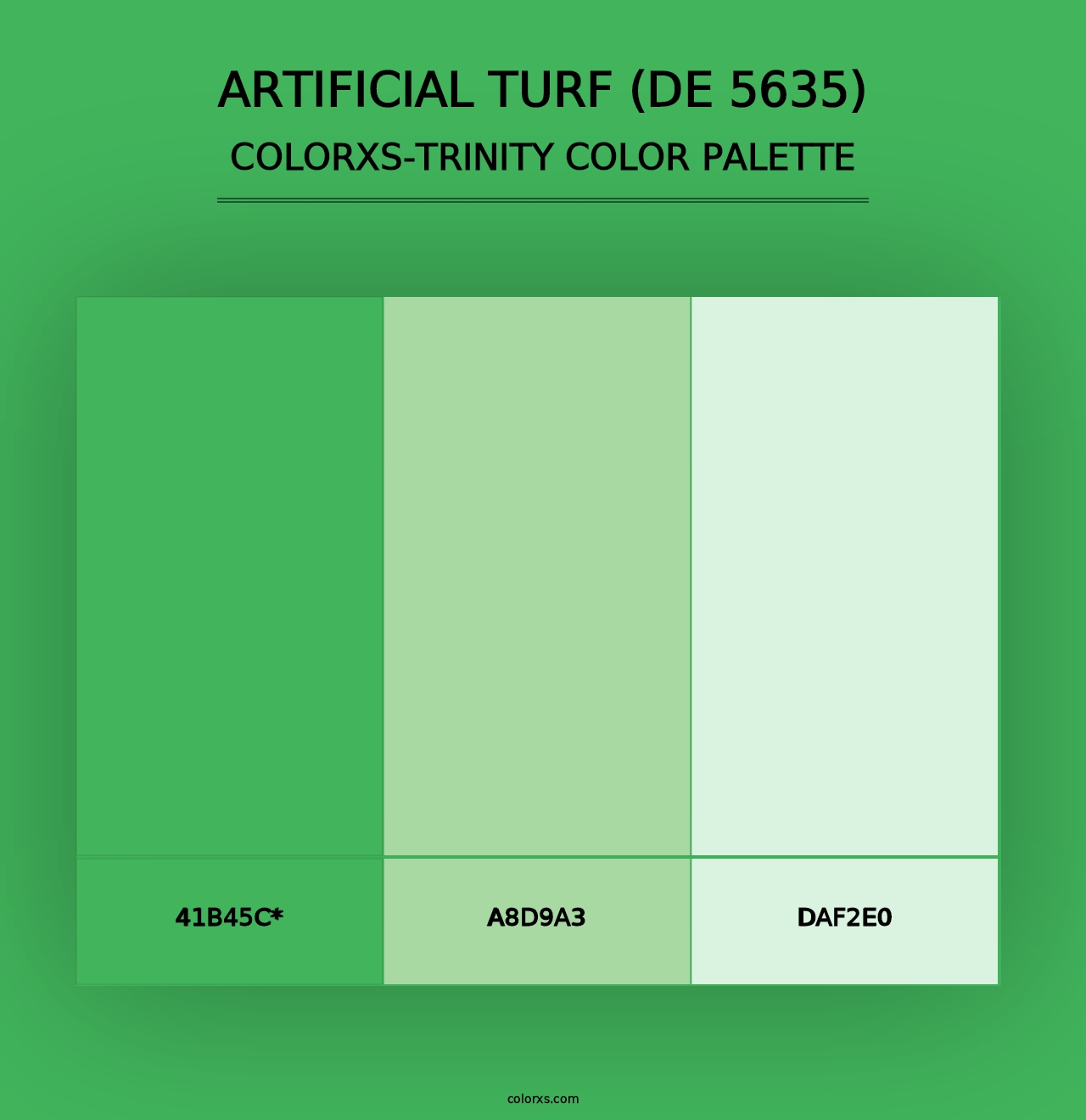 Artificial Turf (DE 5635) - Colorxs Trinity Palette