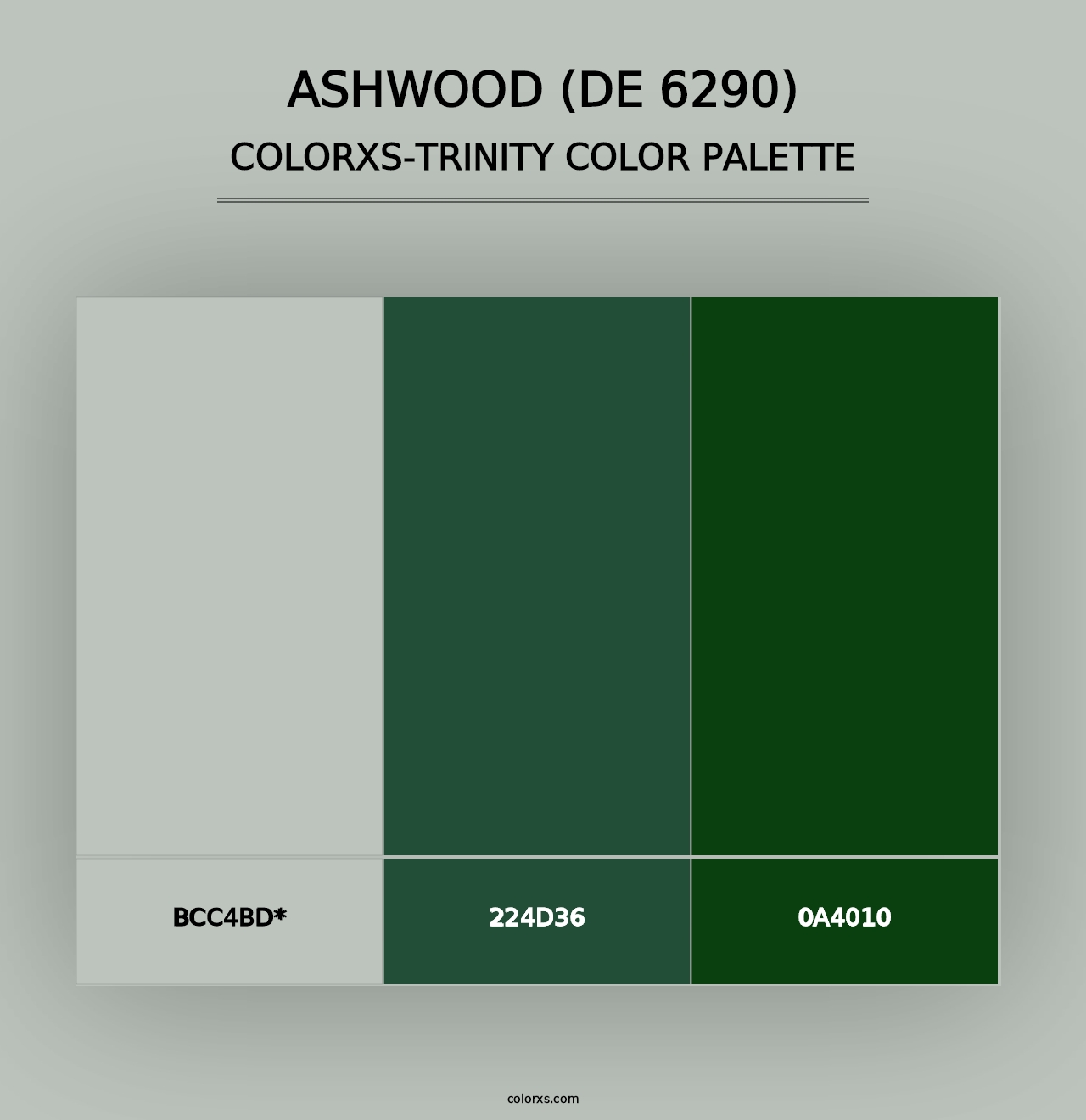 Ashwood (DE 6290) - Colorxs Trinity Palette