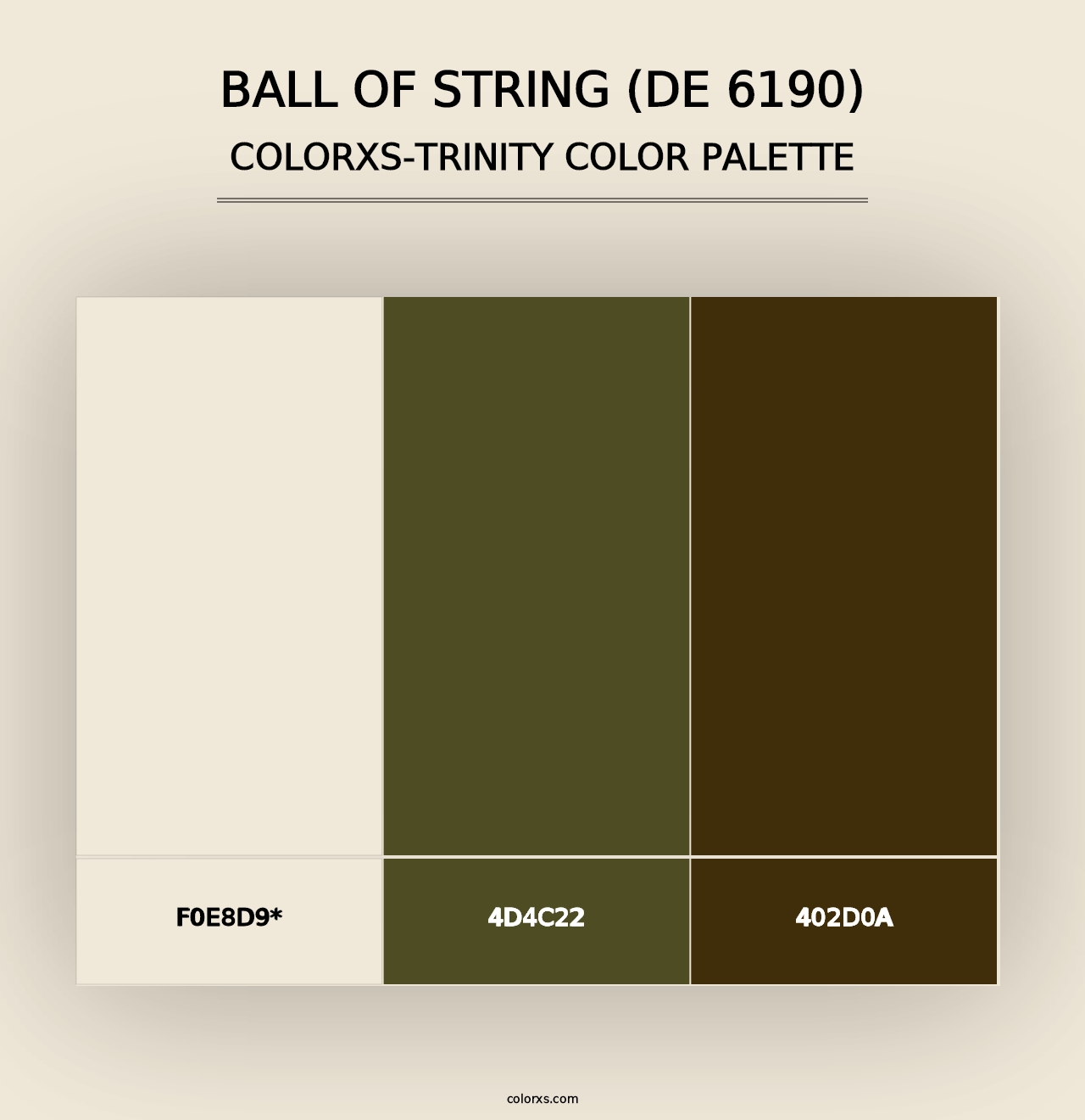 Ball of String (DE 6190) - Colorxs Trinity Palette