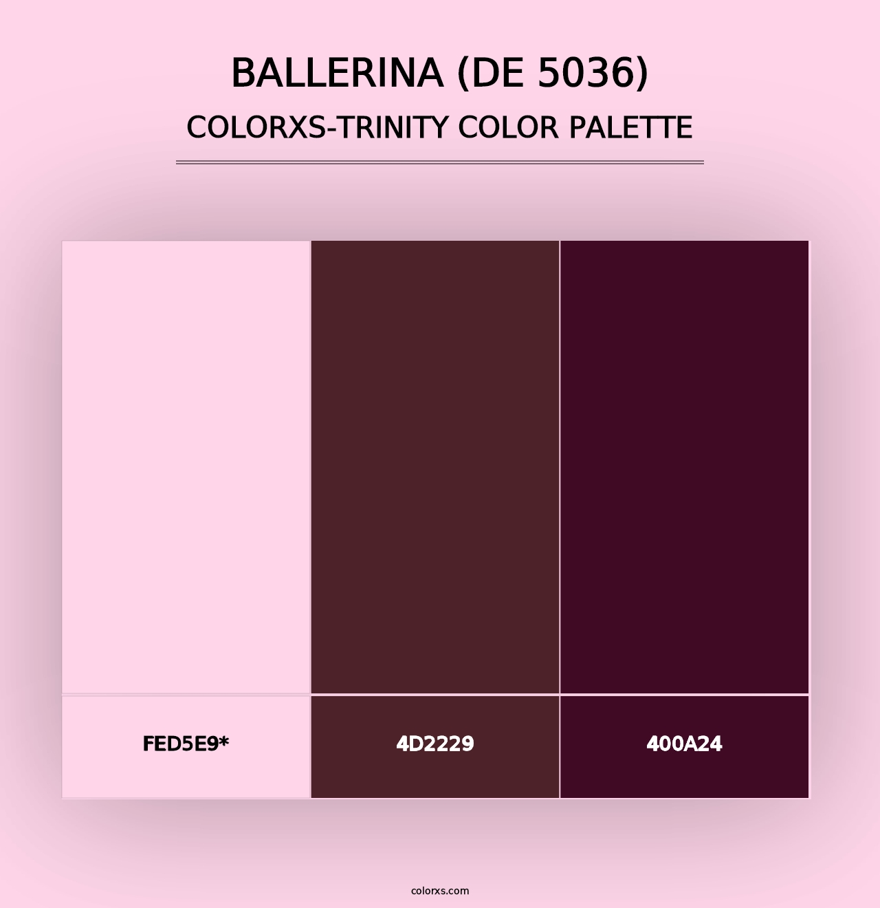 Ballerina (DE 5036) - Colorxs Trinity Palette