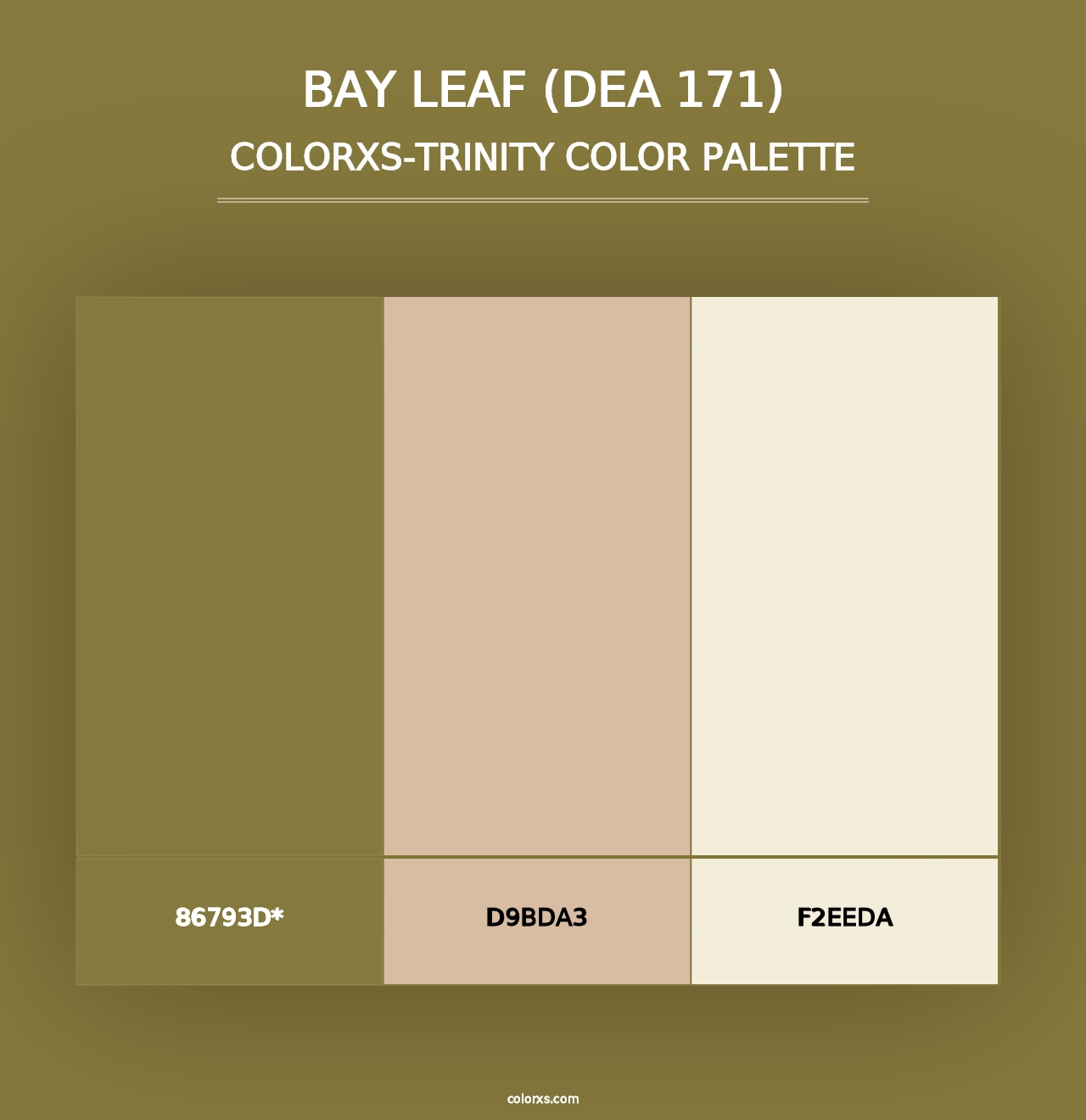 Bay Leaf (DEA 171) - Colorxs Trinity Palette