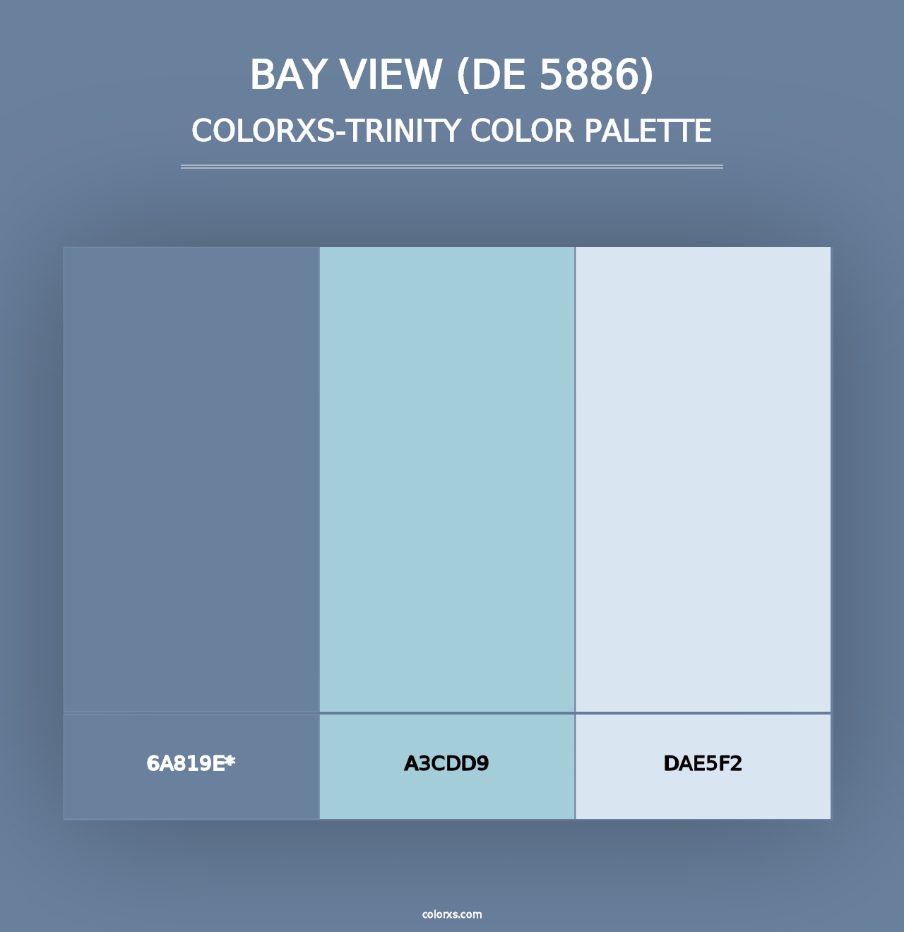 Bay View (DE 5886) - Colorxs Trinity Palette