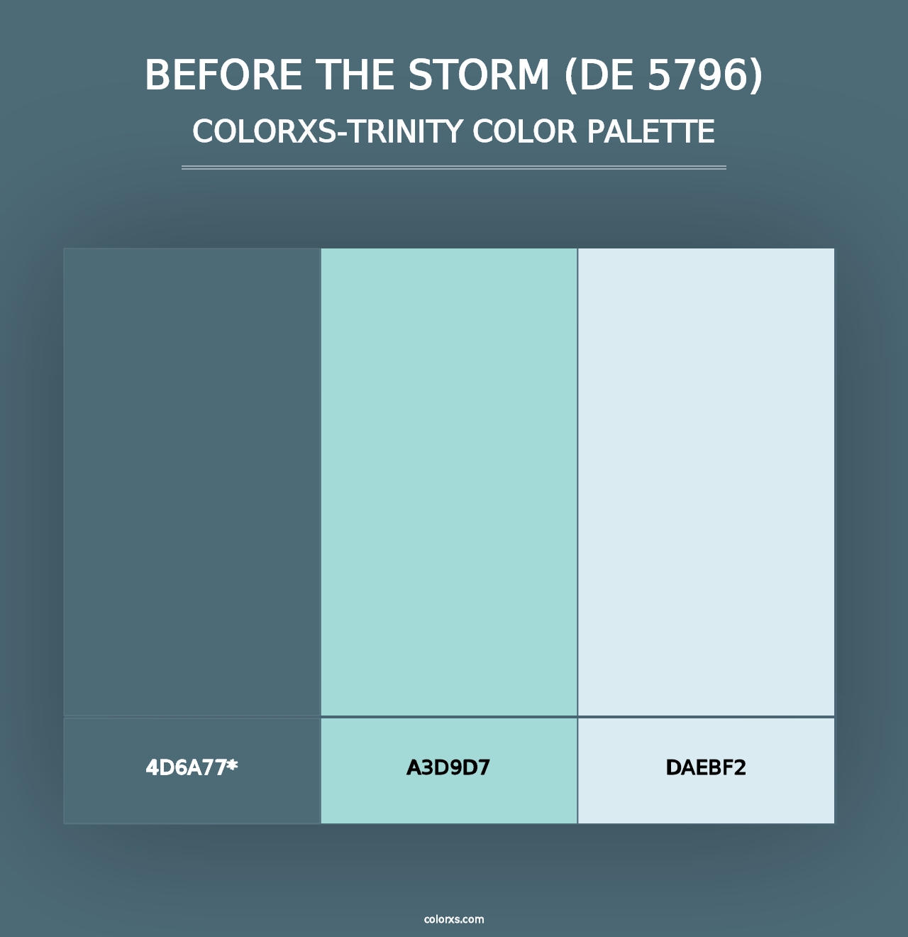 Before the Storm (DE 5796) - Colorxs Trinity Palette