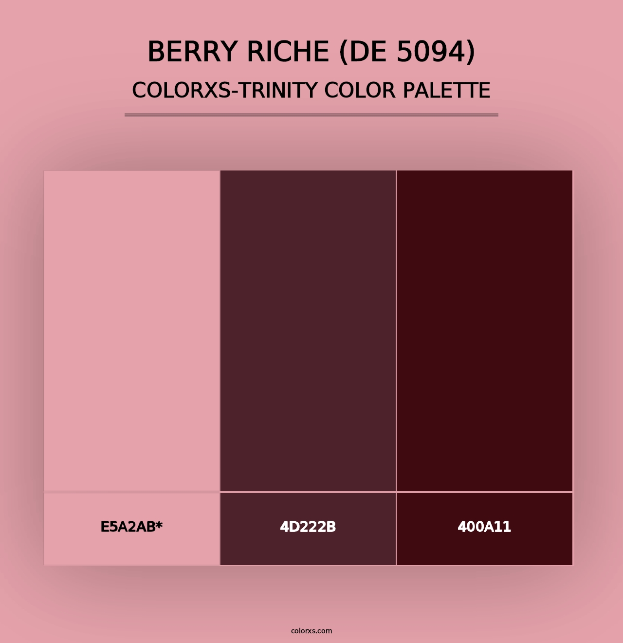 Berry Riche (DE 5094) - Colorxs Trinity Palette